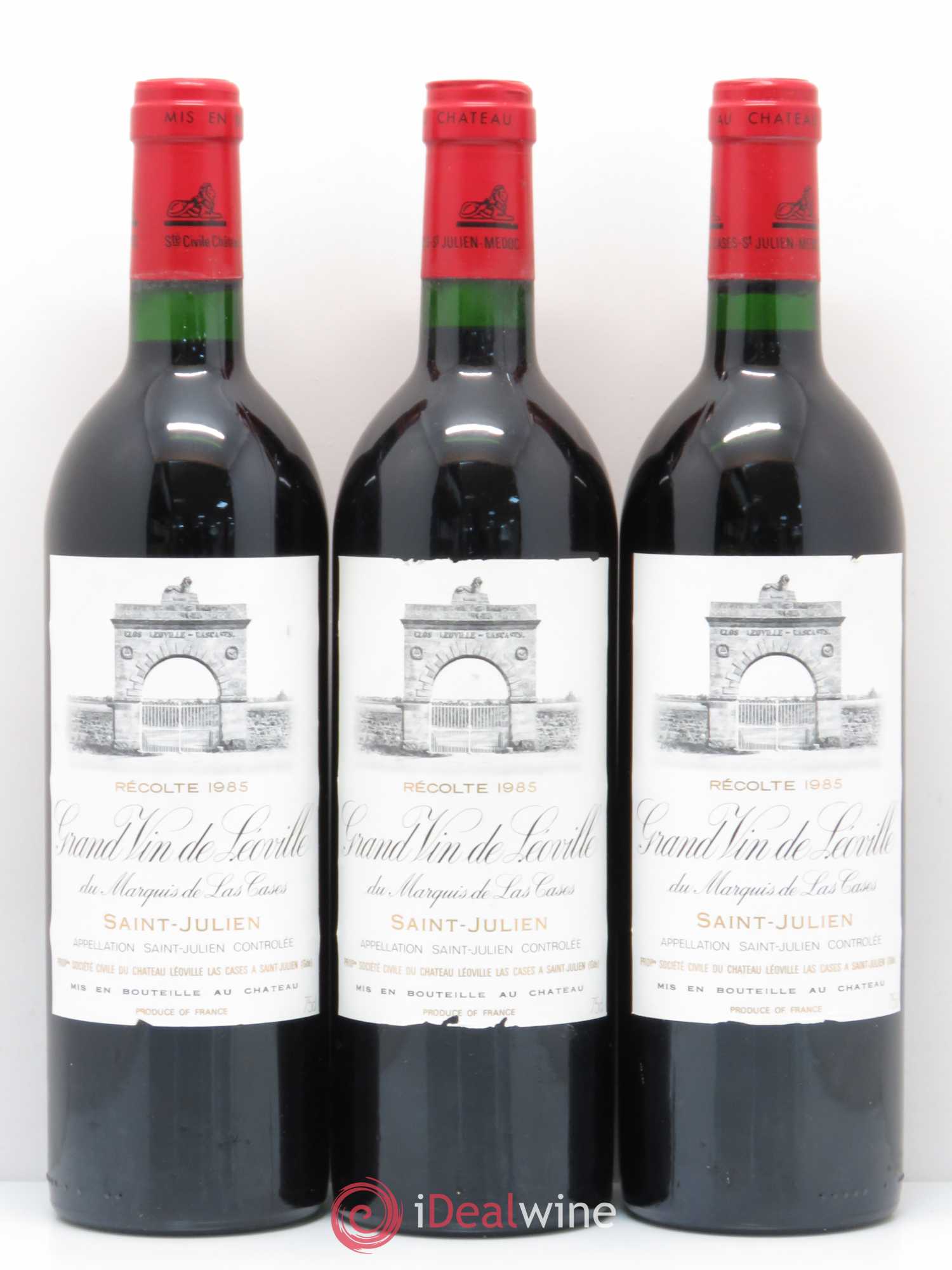 Château Léoville Las Cases 2ème Grand Cru Classé 1985 - Lot de 12 bouteilles - 1