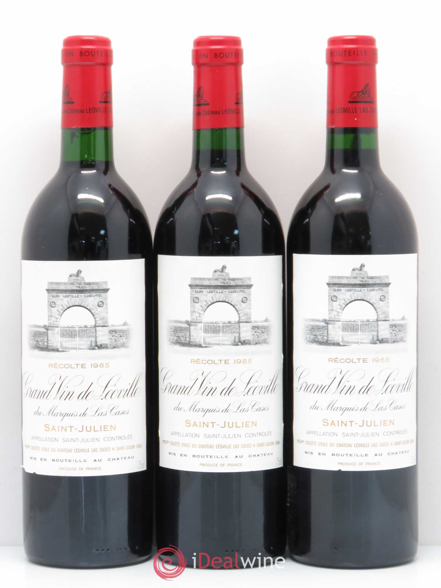 Château Léoville Las Cases 2ème Grand Cru Classé 1985 - Lot de 12 bouteilles - 3