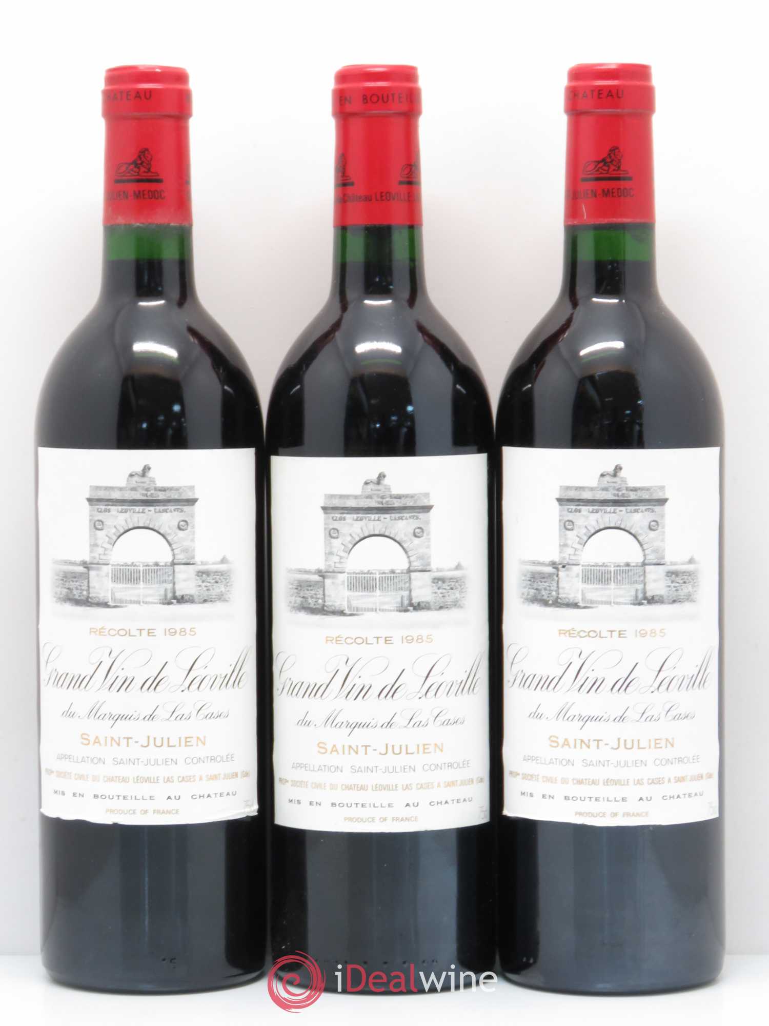 Château Léoville Las Cases 2ème Grand Cru Classé 1985 - Lot de 12 bouteilles - 4