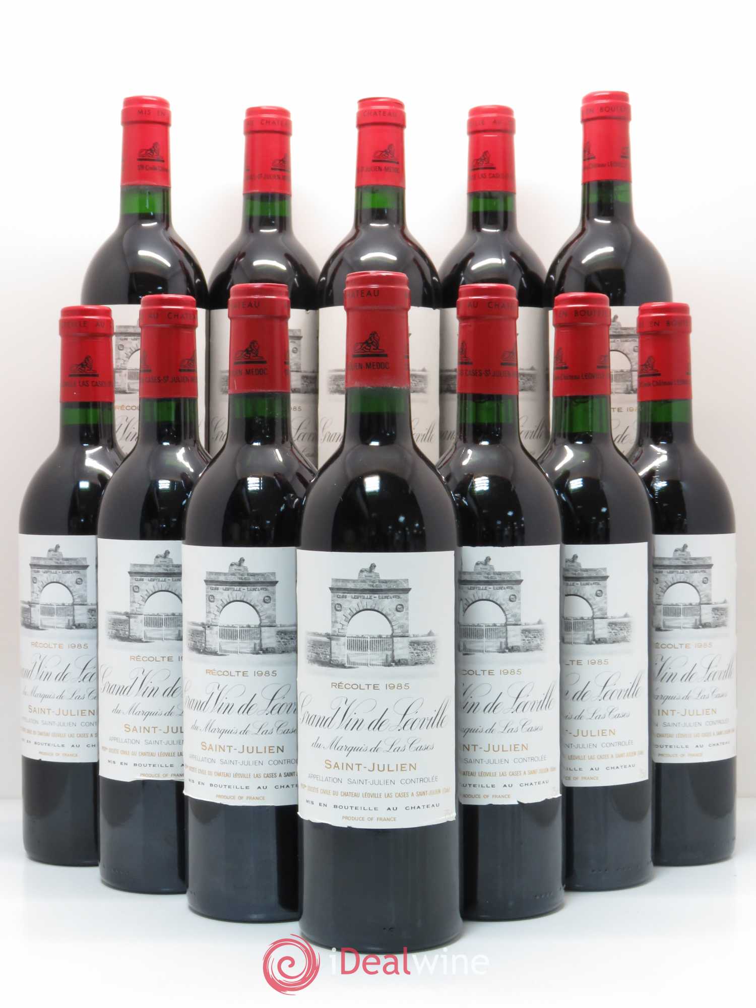 Château Léoville Las Cases 2ème Grand Cru Classé 1985 - Lot de 12 bouteilles - 0