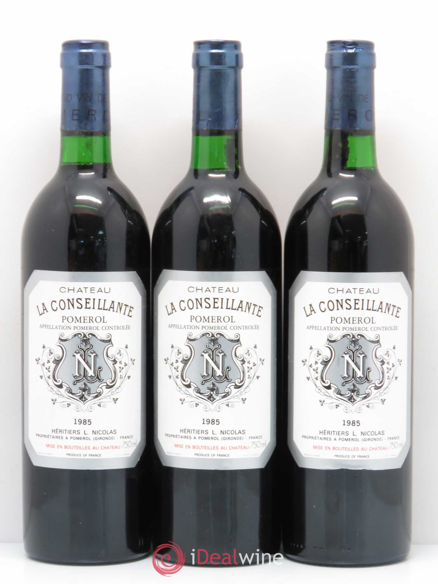 Château la Conseillante 1985 - Lot de 3 bouteilles - 0