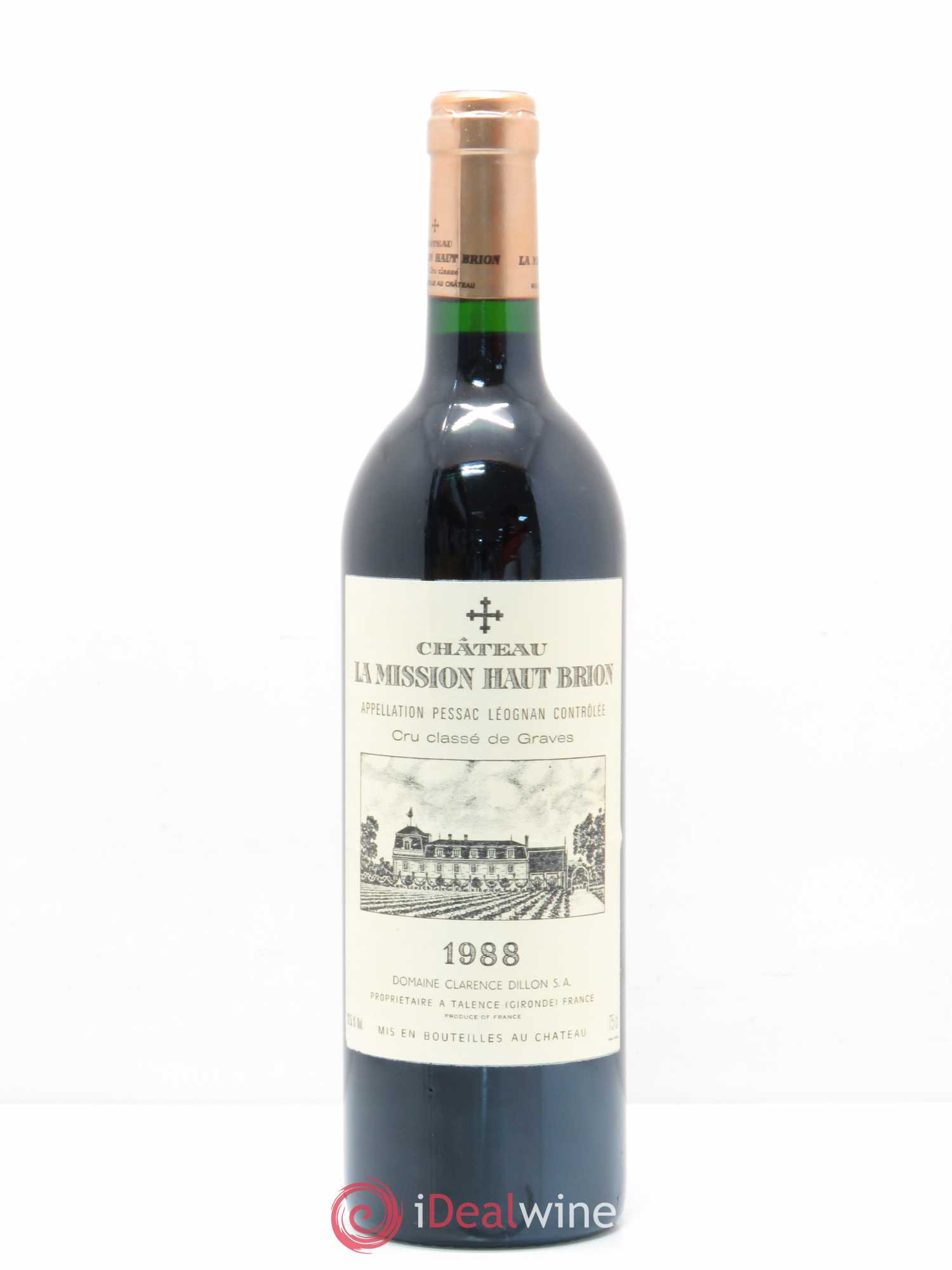 Château la Mission Haut-Brion Cru Classé de Graves 1988 - Lot de 1 bouteille - 0