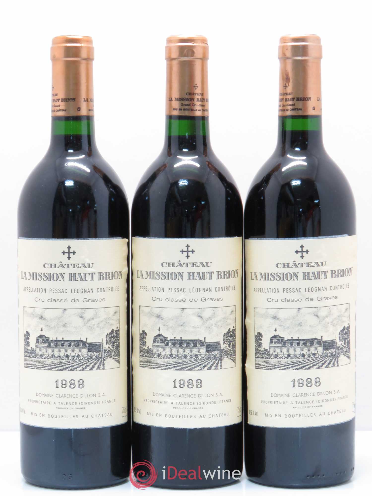 Château la Mission Haut-Brion Cru Classé de Graves 1988 - Lotto di 12 bottiglie - 4
