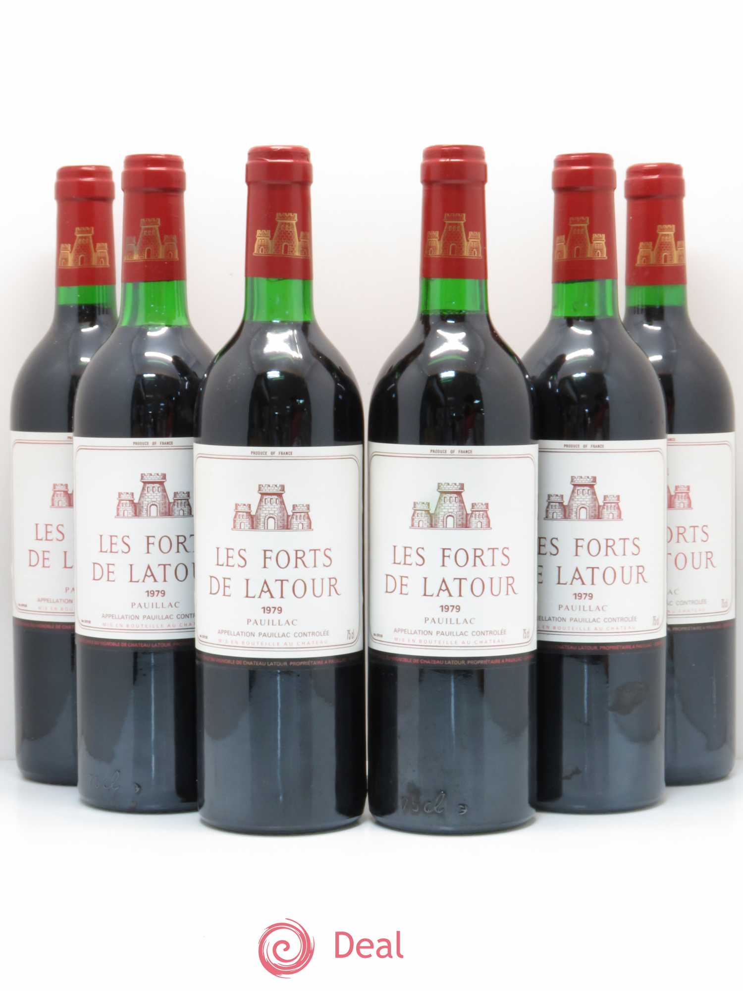 Les Forts de Latour Second Vin 1979 - Lot de 6 bouteilles - 0