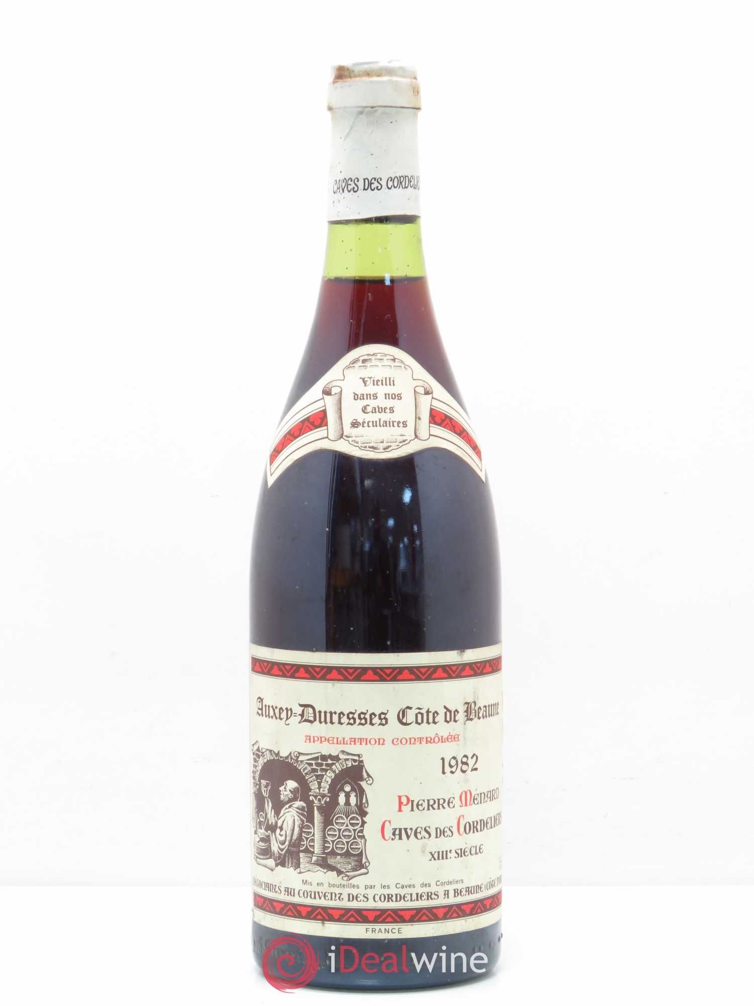 Auxey-Duresses Pierre Menard Caves des Cordeliers 1982 - Posten von 1 Flasche - 0