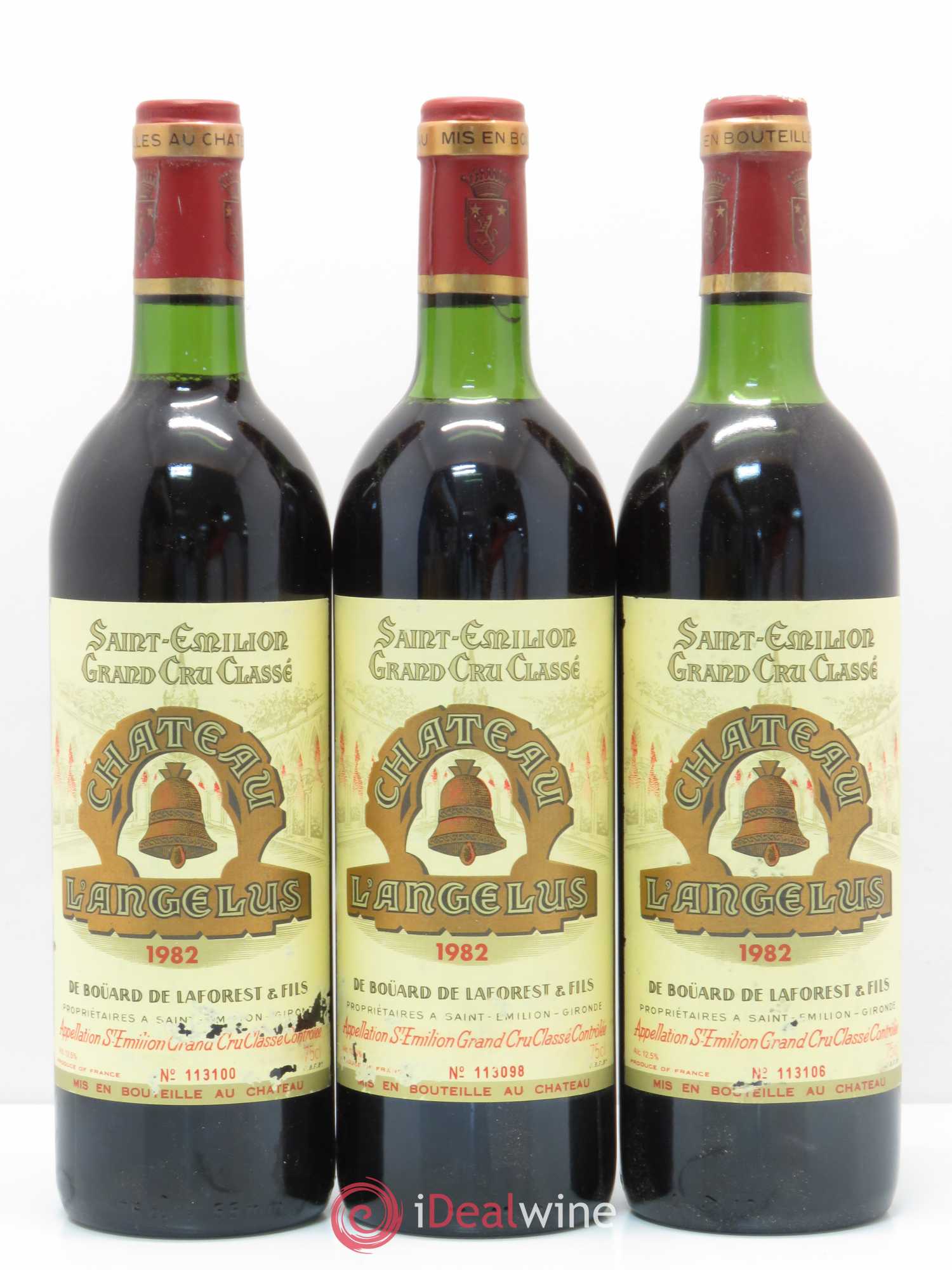Château Angélus 1er Grand Cru Classé A 1982 - Lot de 6 bouteilles - 2