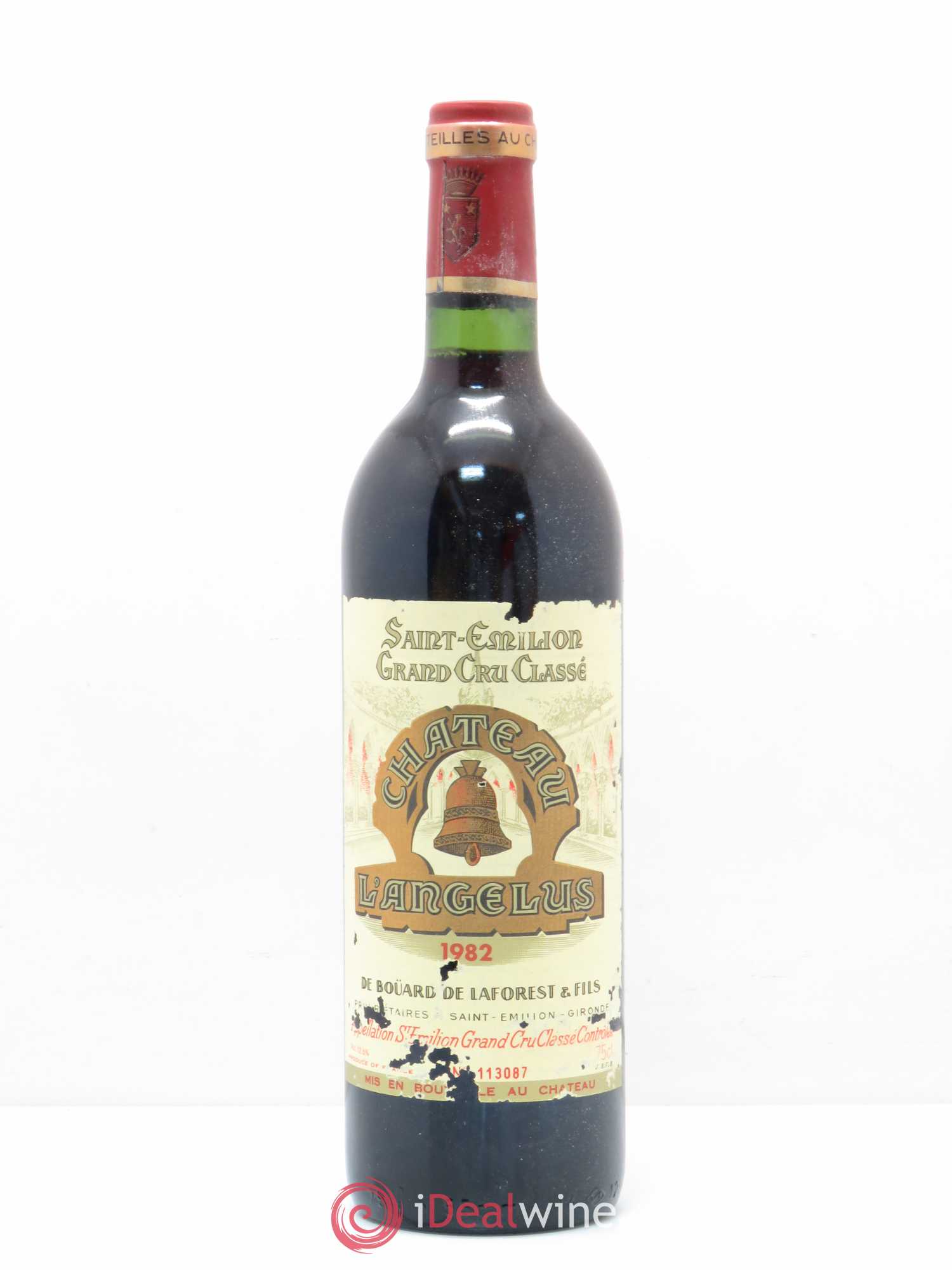 Château Angélus 1er Grand Cru Classé A 1982 - Lot de 1 bouteille - 0