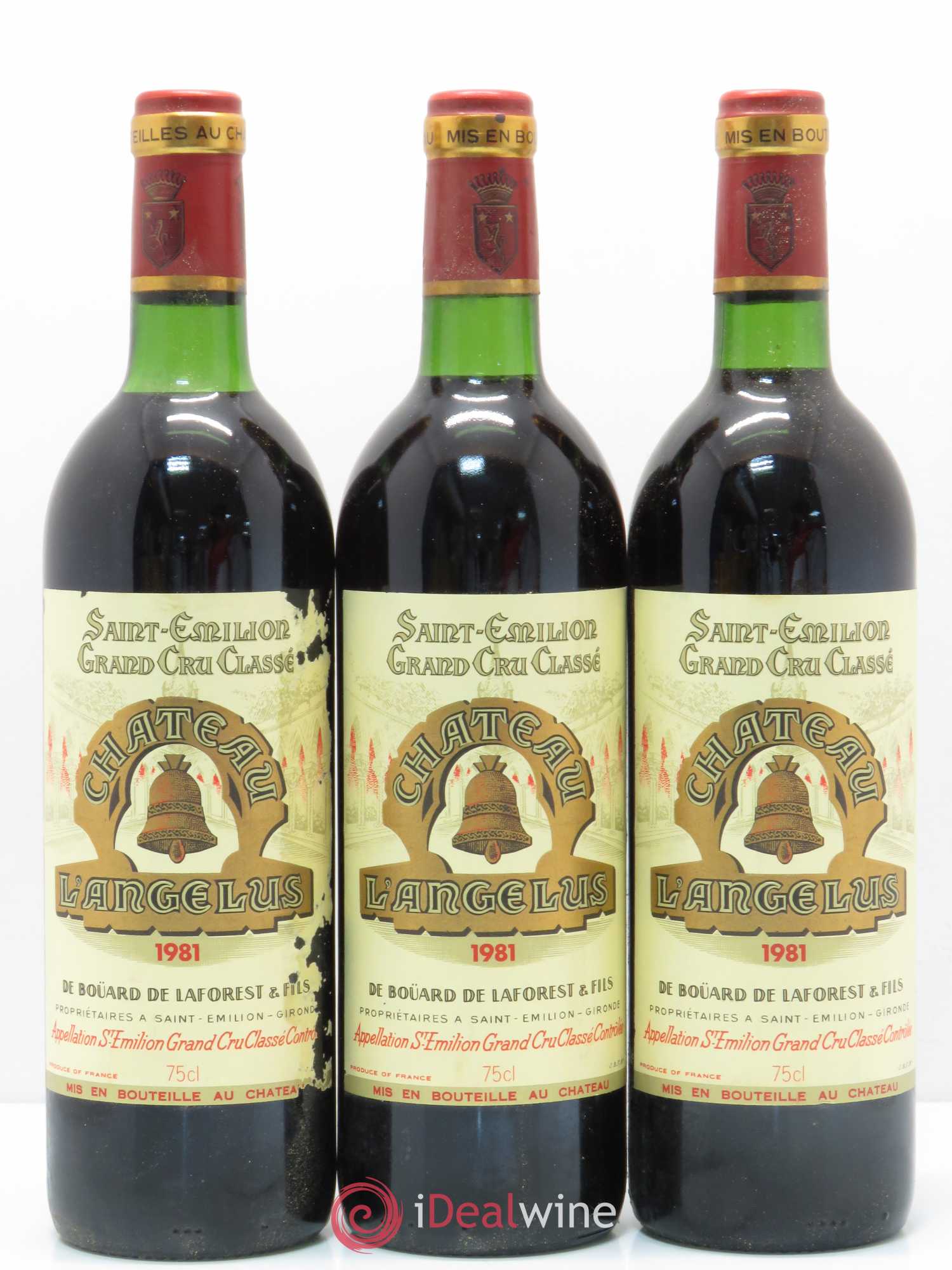 Château Angélus 1er Grand Cru Classé A 1981 - Lot de 6 bouteilles - 2