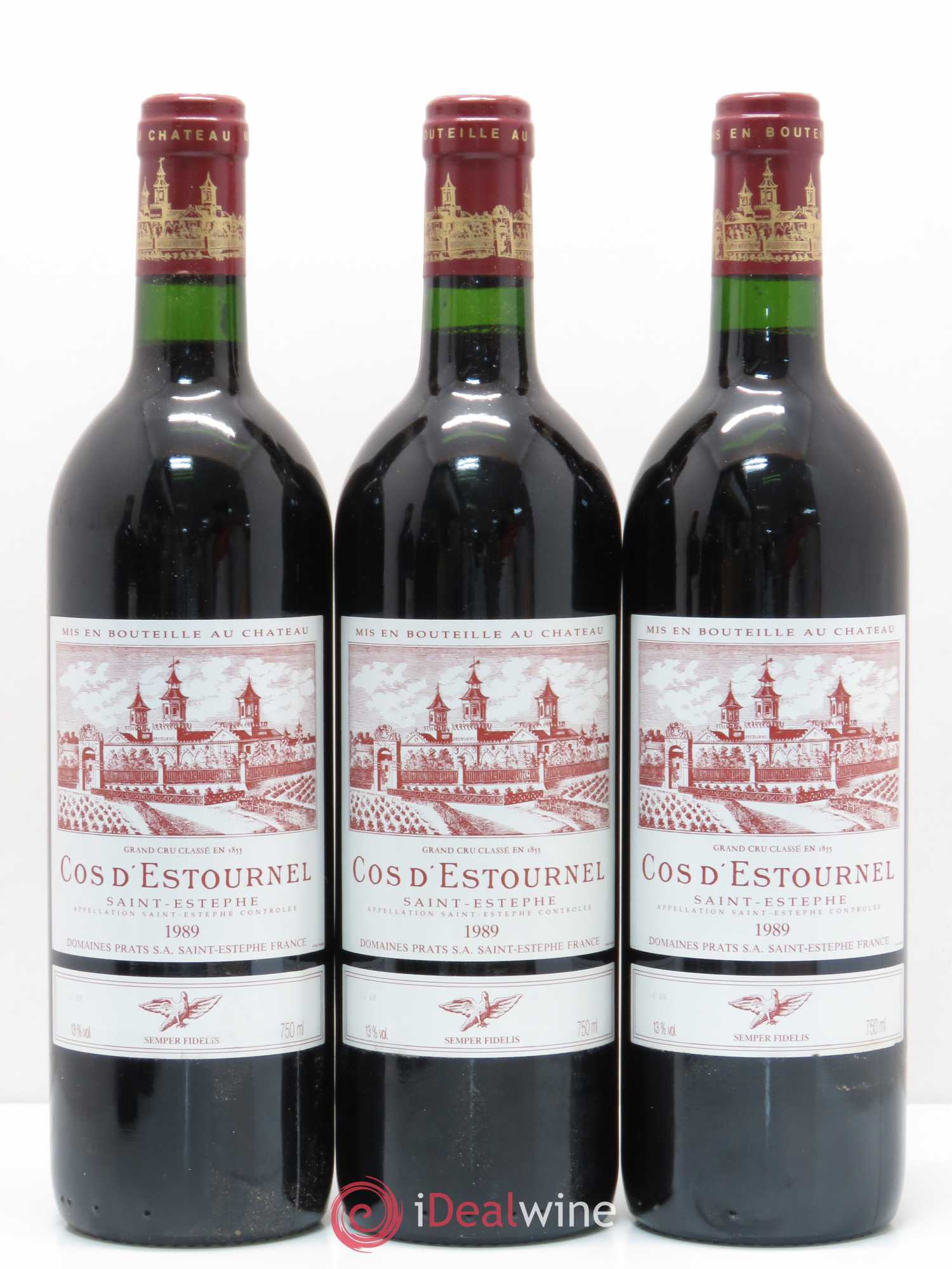 Cos d'Estournel 2ème Grand Cru Classé 1989 - Lot de 6 bouteilles - 1