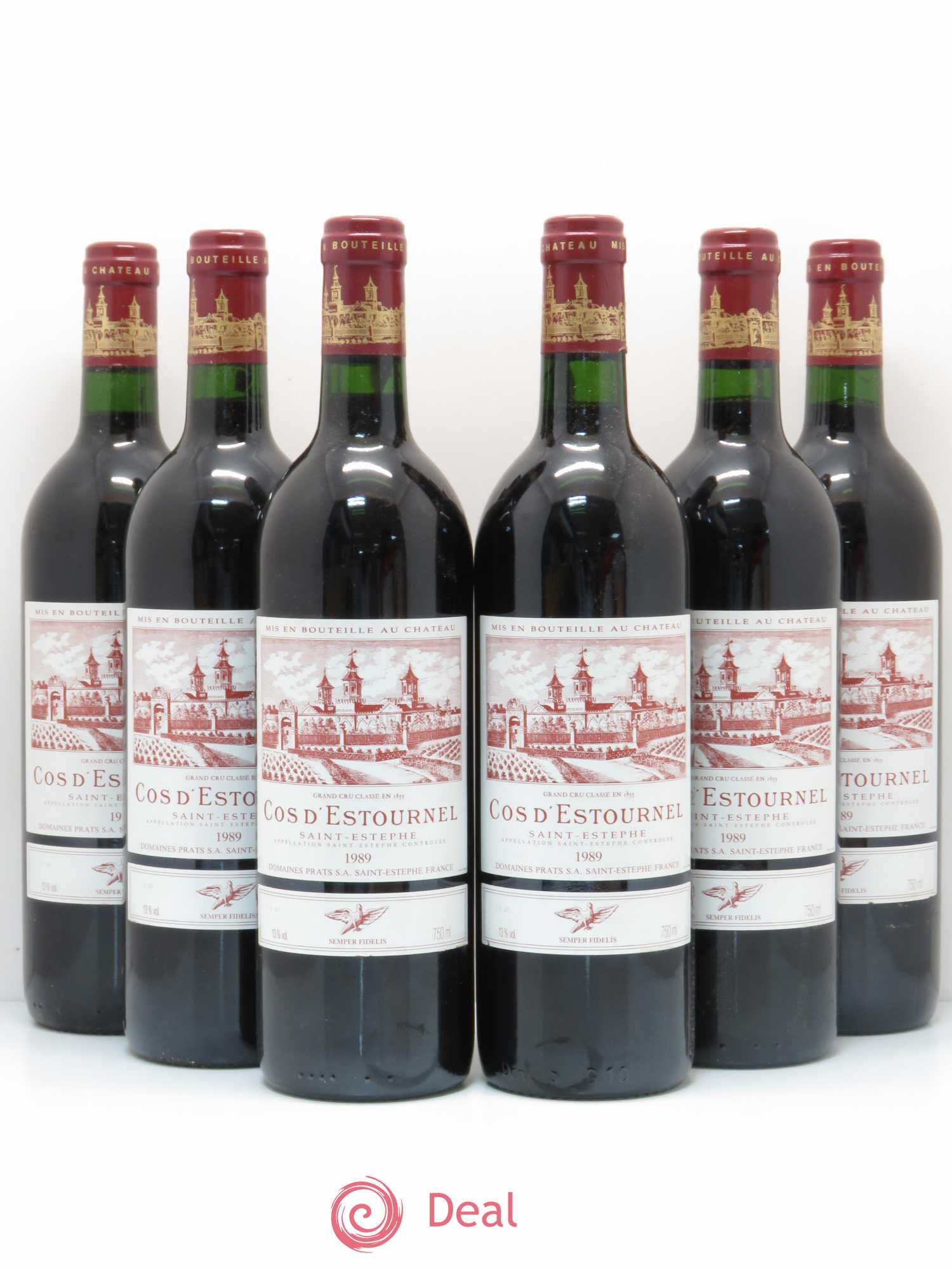 Cos d'Estournel 2ème Grand Cru Classé 1989 - Lot de 6 bouteilles - 0