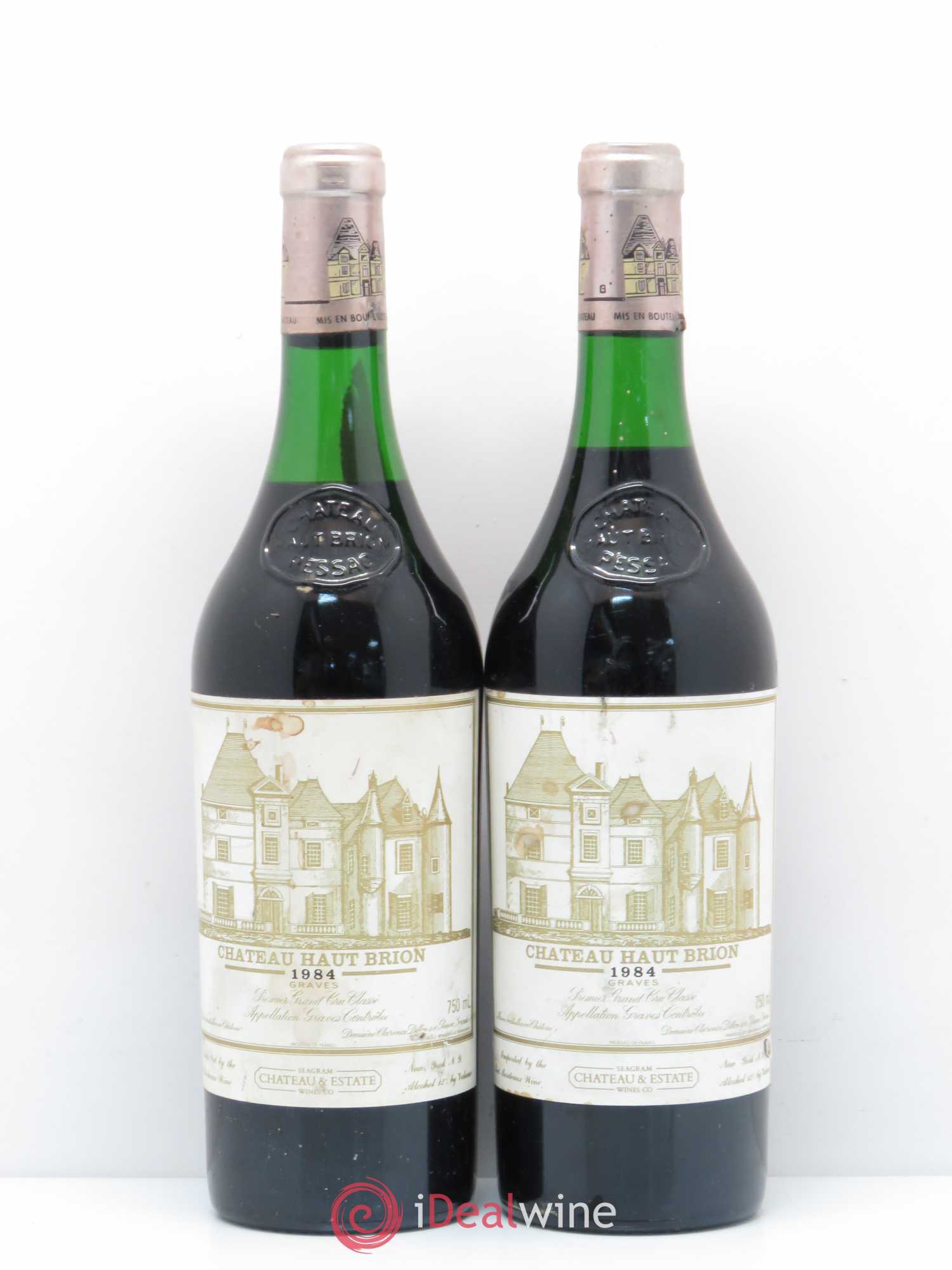 Château Haut Brion 1er Grand Cru Classé 1984 - Lot de 2 bouteilles - 0