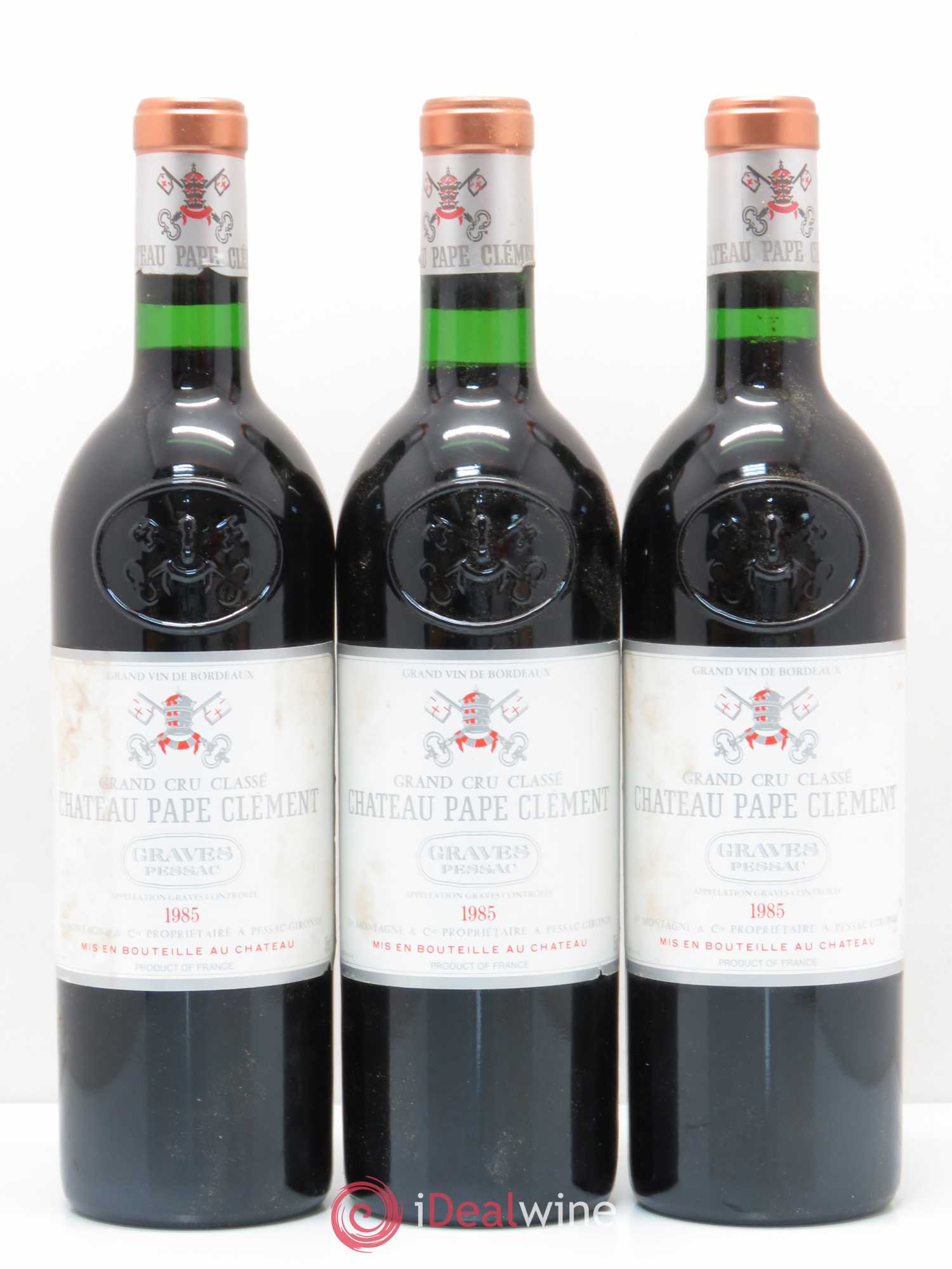 Château Pape Clément Cru Classé de Graves 1985 - Lot de 6 bouteilles - 2