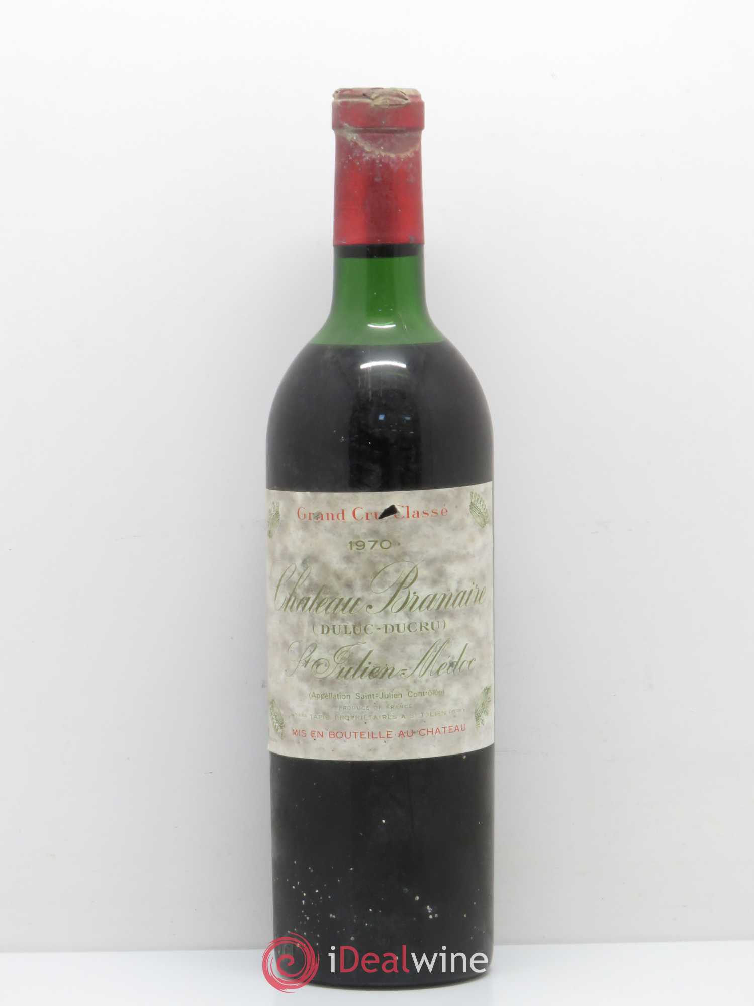 Château Branaire Ducru 4ème Grand Cru Classé 1970 - Lot de 1 bouteille - 0