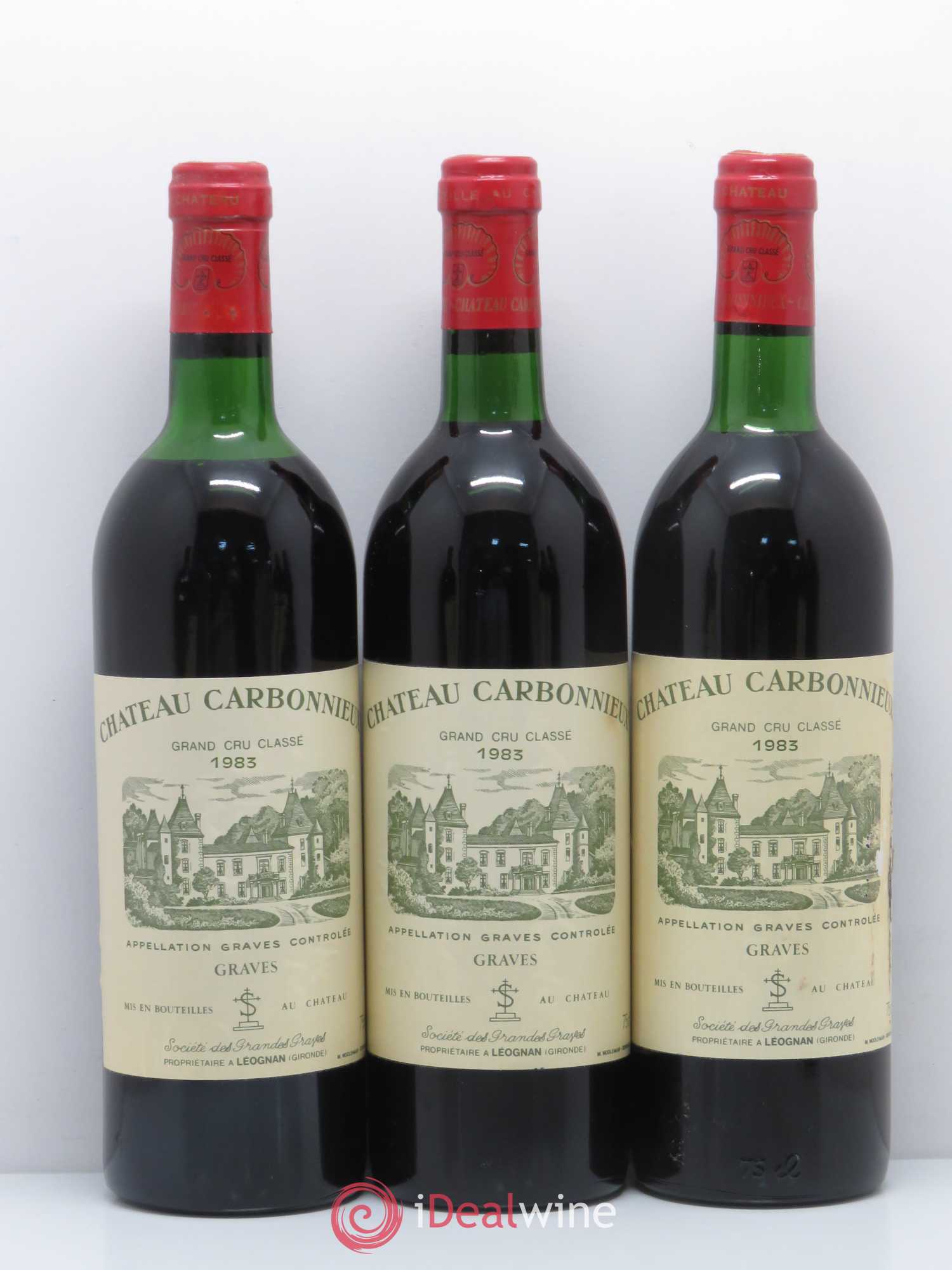 Château Carbonnieux Cru Classé de Graves 1983 - Lot de 12 bouteilles - 3
