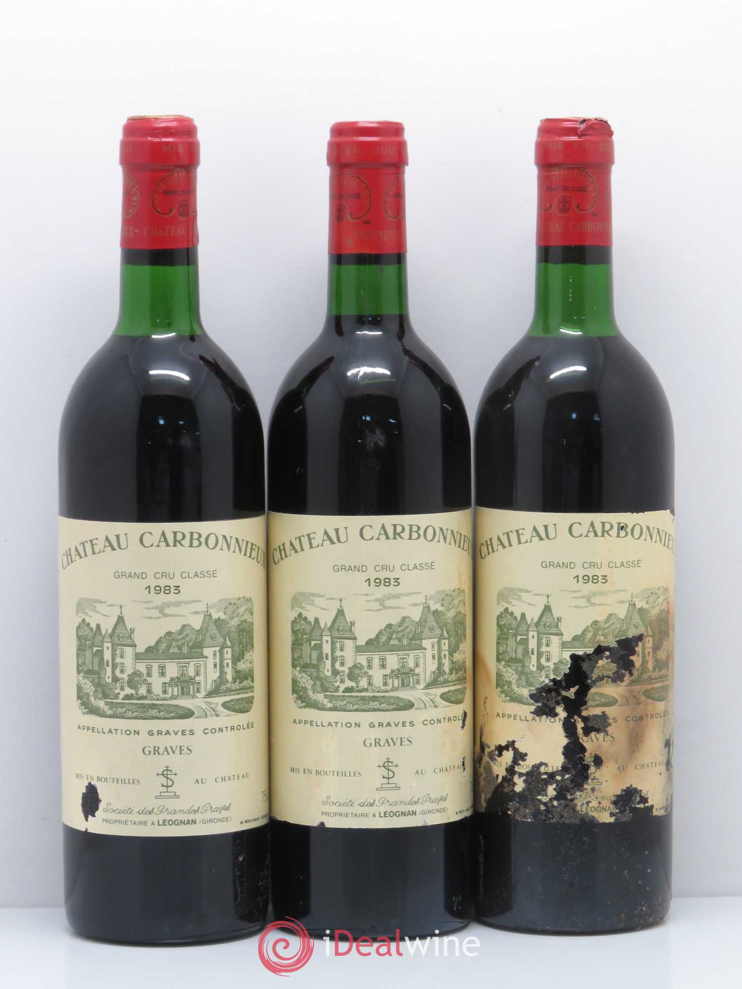 Château Carbonnieux Cru Classé de Graves 1983 - Lot de 12 bouteilles - 4