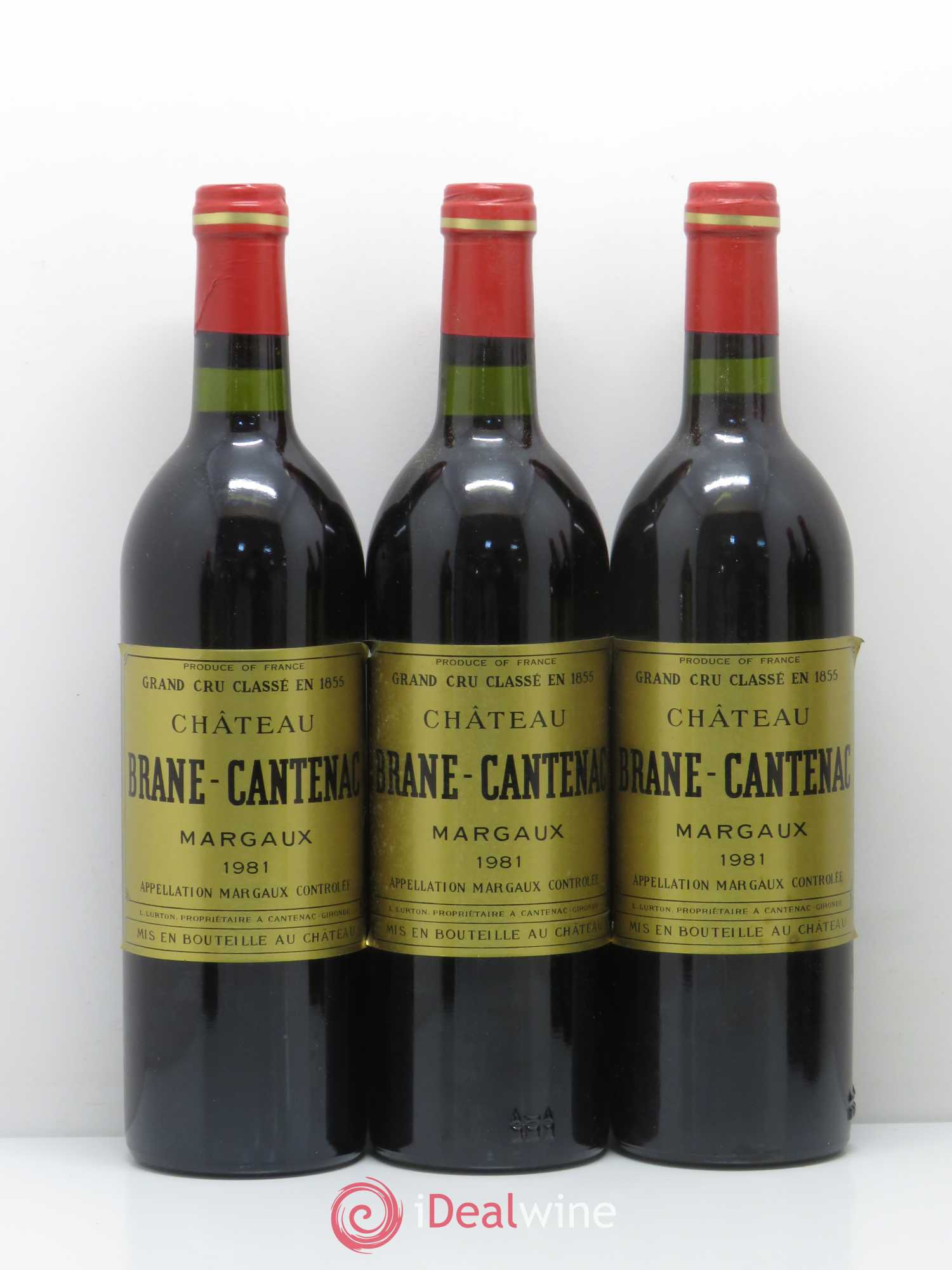 Château Brane Cantenac 2ème Grand Cru Classé 1981 - Lot de 12 bouteilles - 3