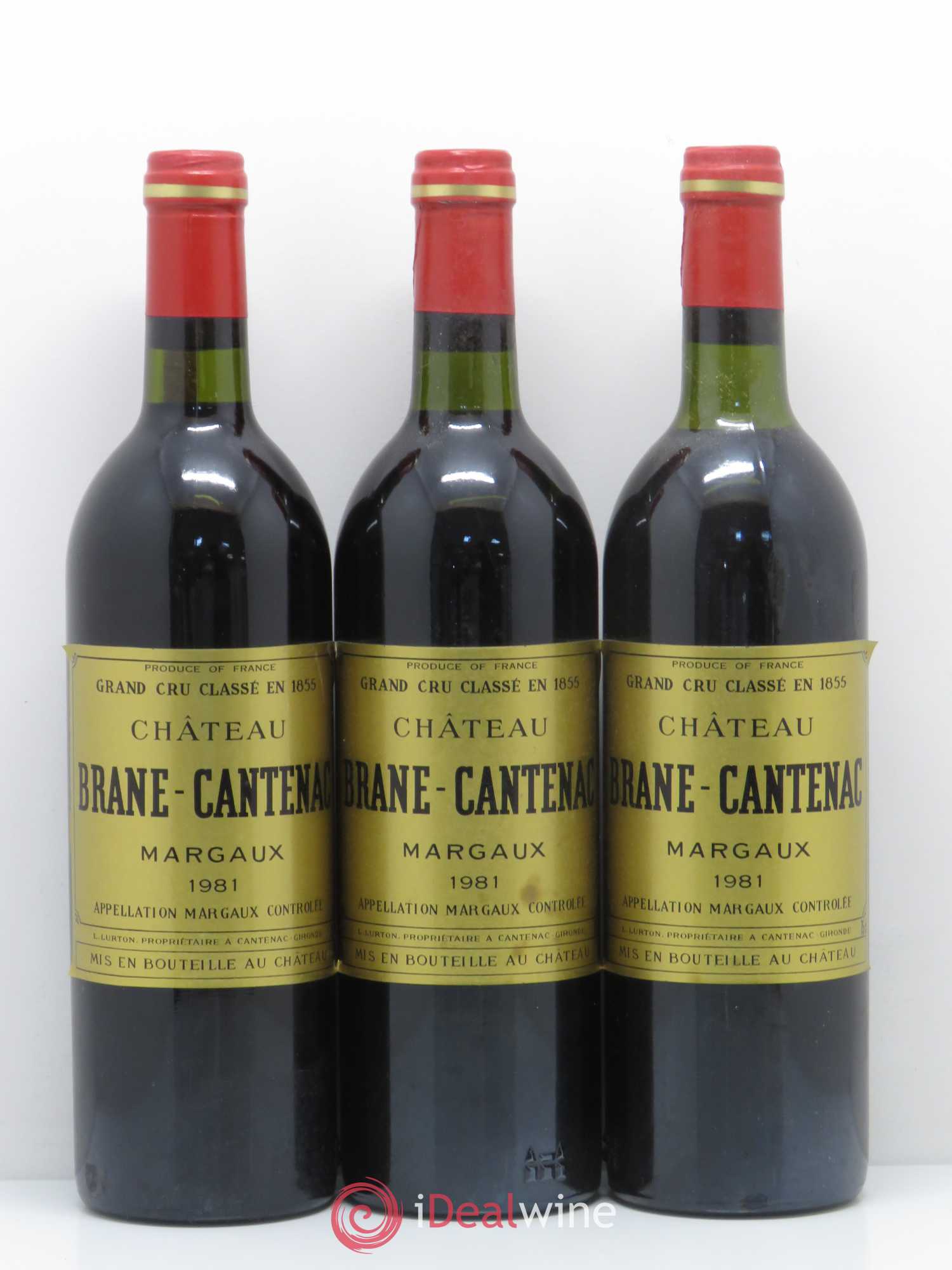 Château Brane Cantenac 2ème Grand Cru Classé 1981 - Lot de 12 bouteilles - 4