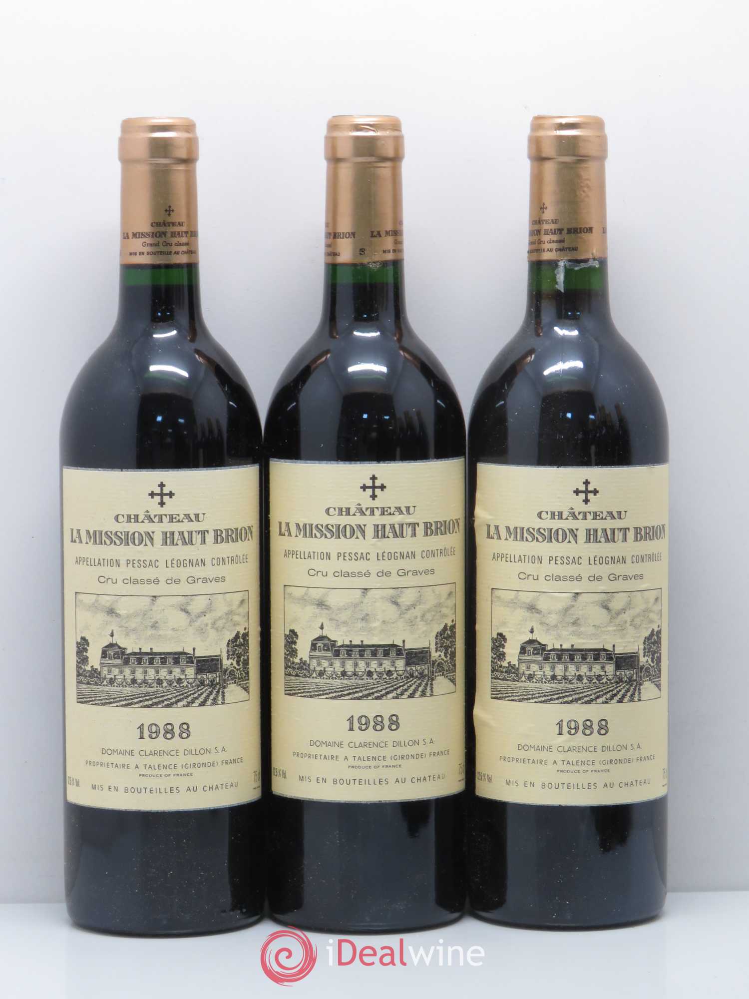 Château la Mission Haut-Brion Cru Classé de Graves 1988 - Lotto di 12 bottiglie - 2