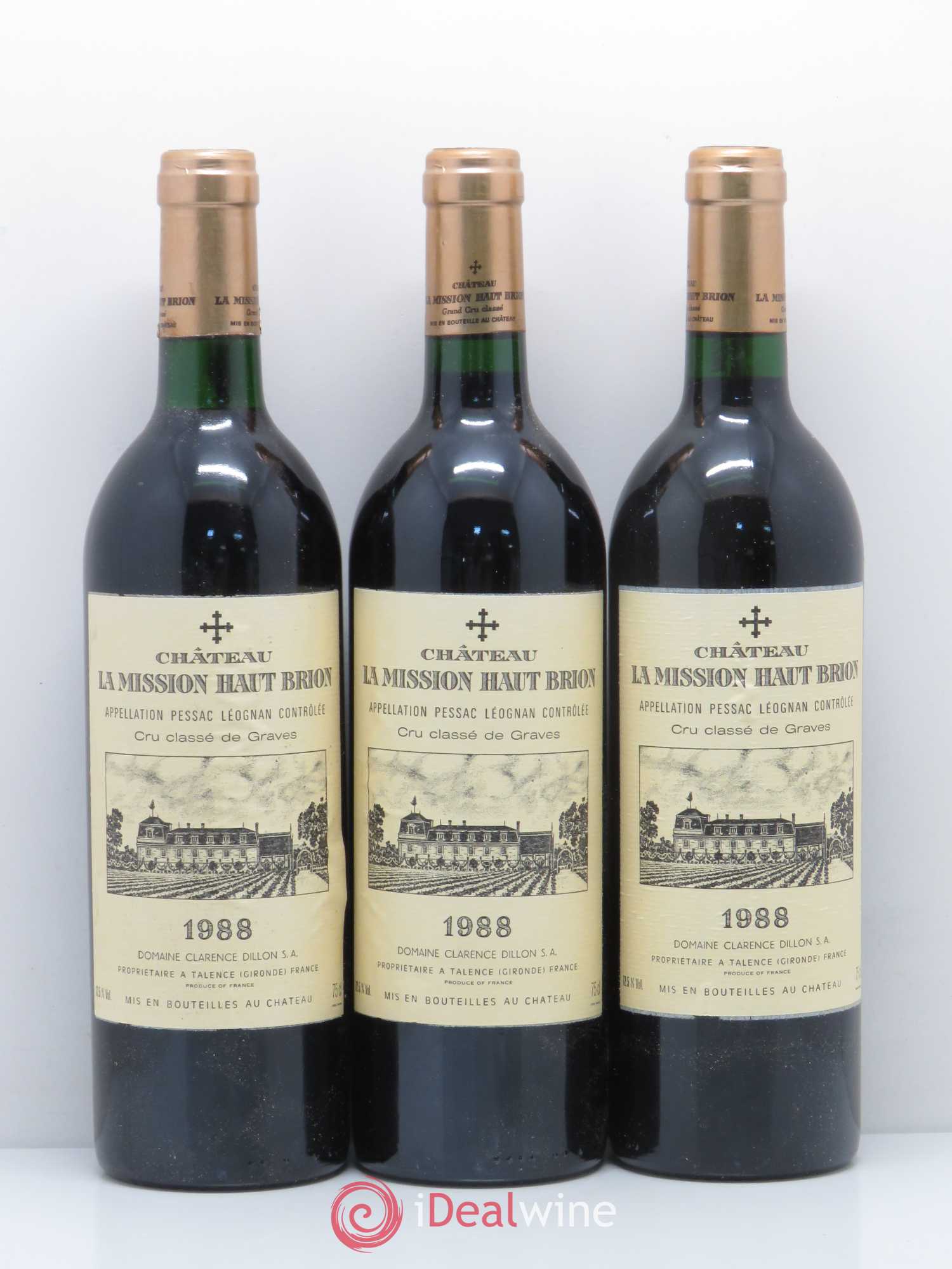 Château la Mission Haut-Brion Cru Classé de Graves 1988 - Lotto di 12 bottiglie - 4