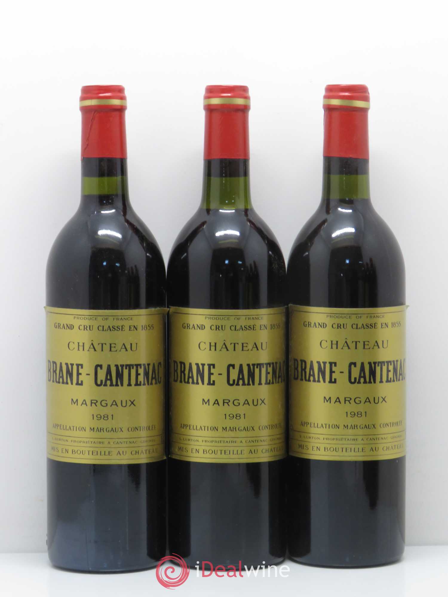 Château Brane Cantenac 2ème Grand Cru Classé 1981 - Lot de 12 bouteilles - 3