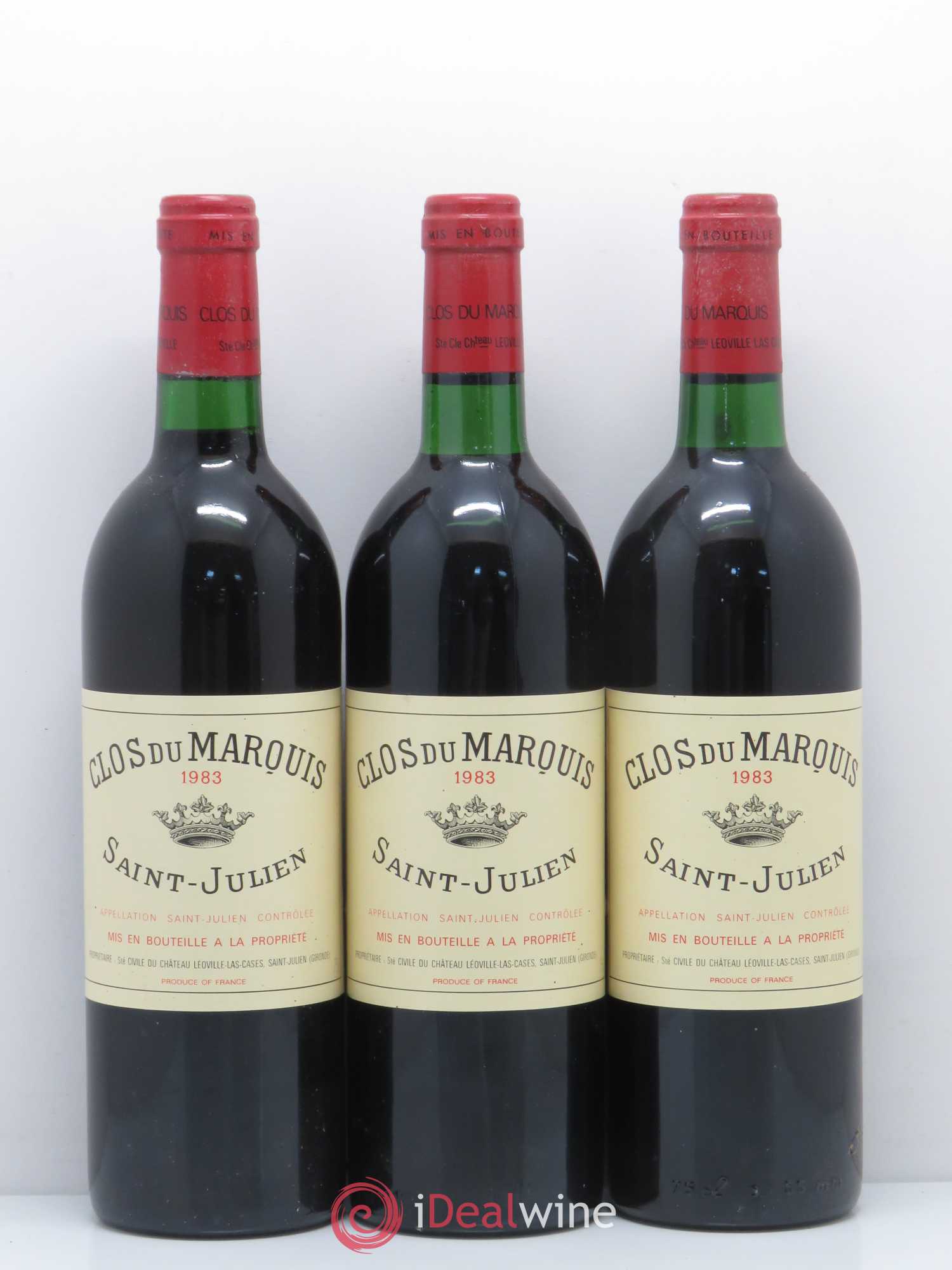 Clos du Marquis 1983 - Lot de 6 bouteilles - 2