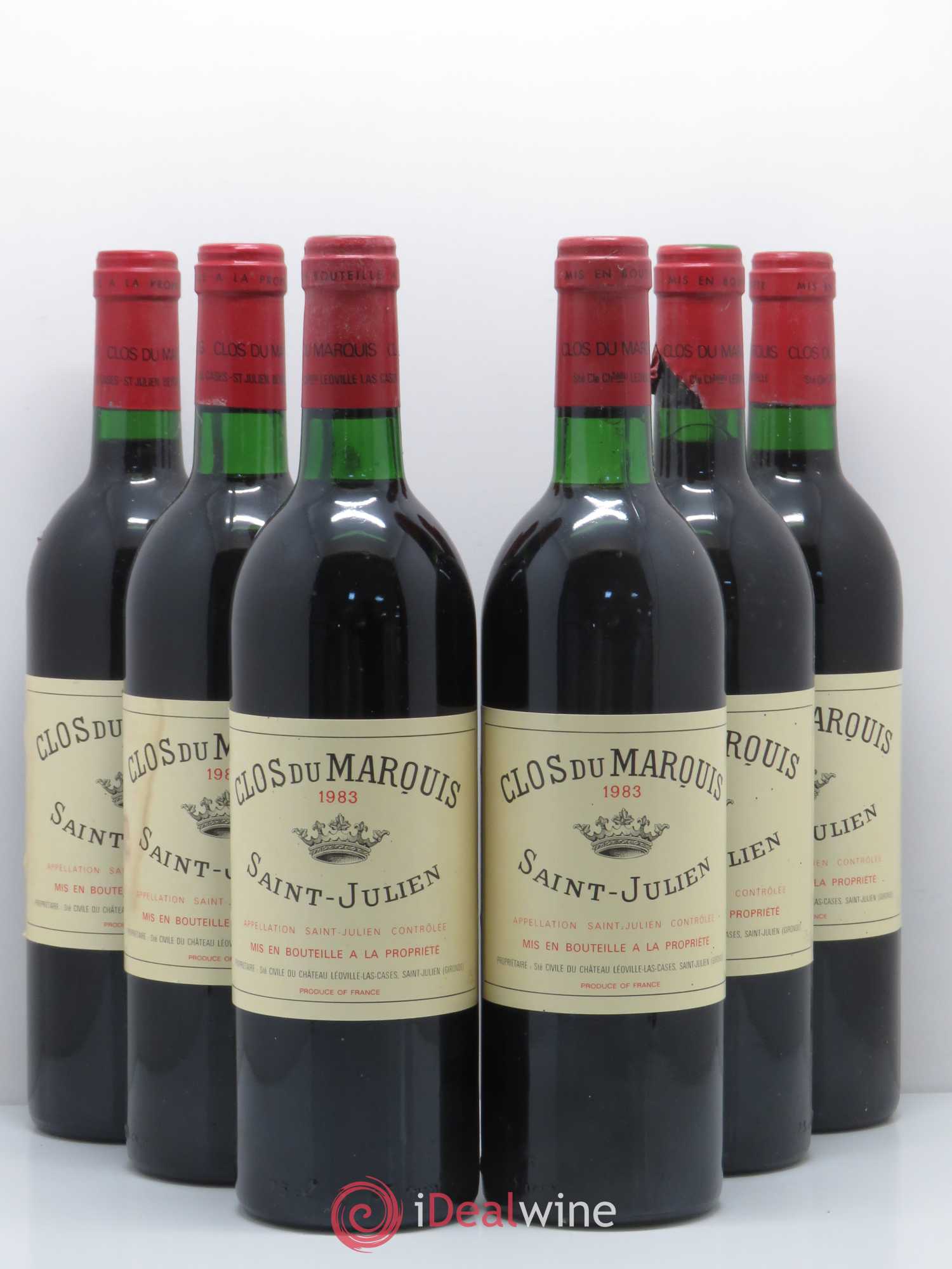 Clos du Marquis 1983 - Lot de 6 bouteilles - 0