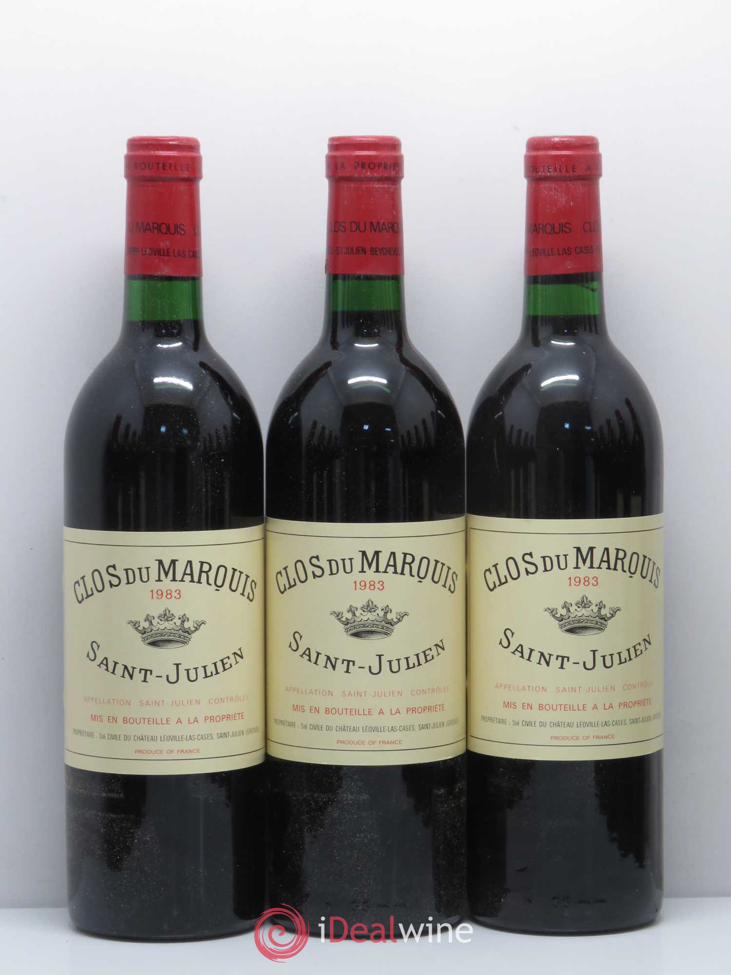 Clos du Marquis 1983 - Lot de 12 bouteilles - 1