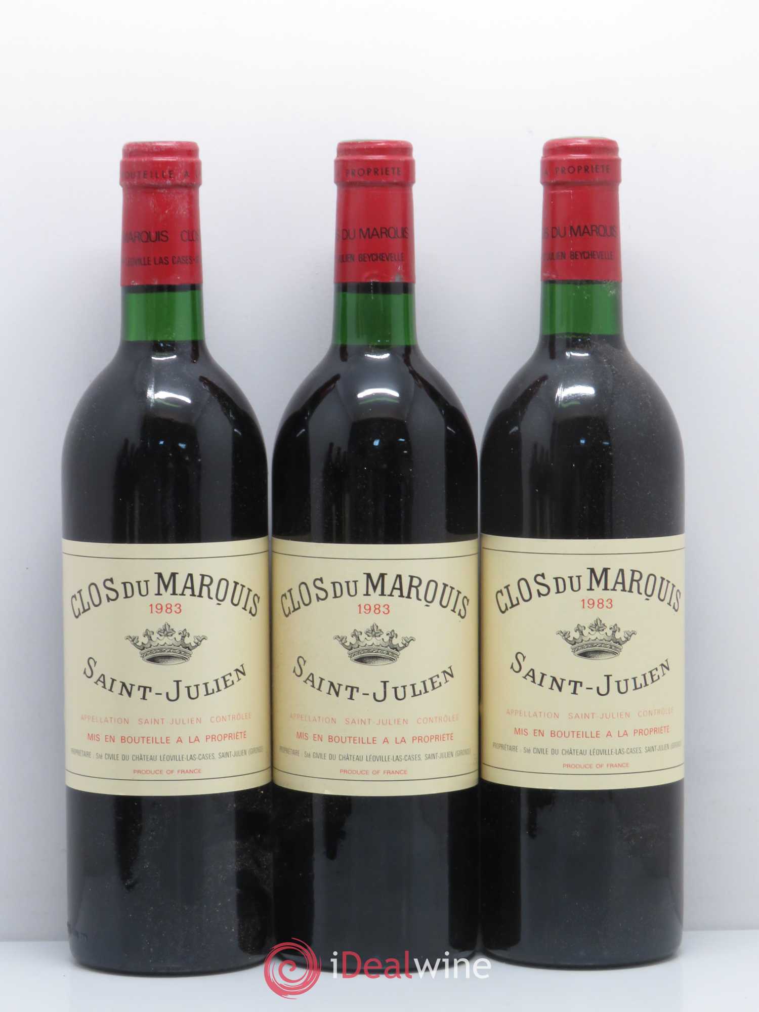 Clos du Marquis 1983 - Lot de 12 bouteilles - 3