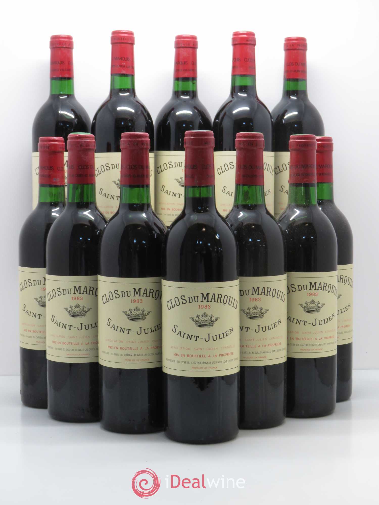 Clos du Marquis 1983 - Lot de 12 bouteilles - 0