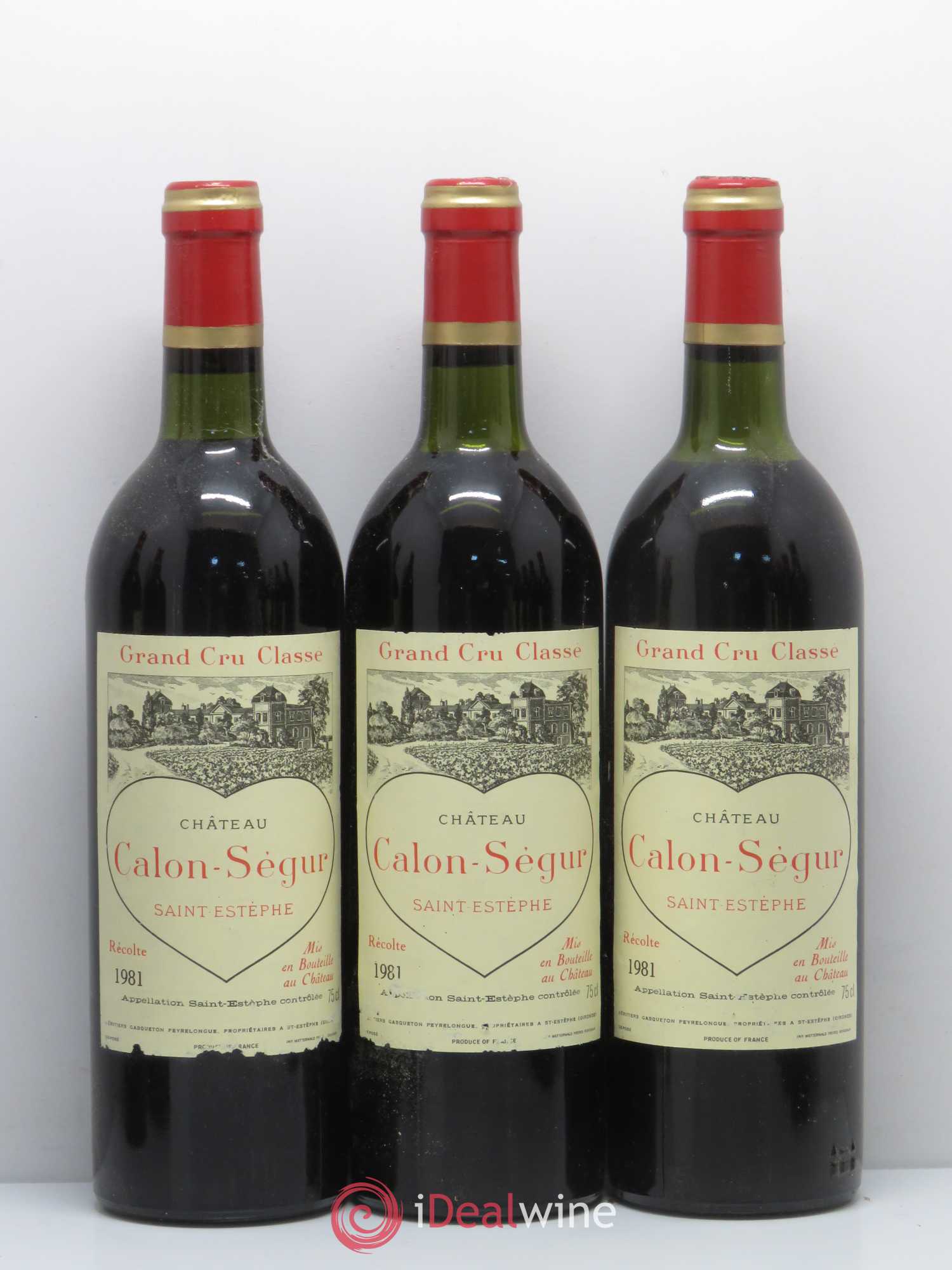 Château Calon Ségur 3ème Grand Cru Classé 1981 - Lot de 12 bouteilles - 2