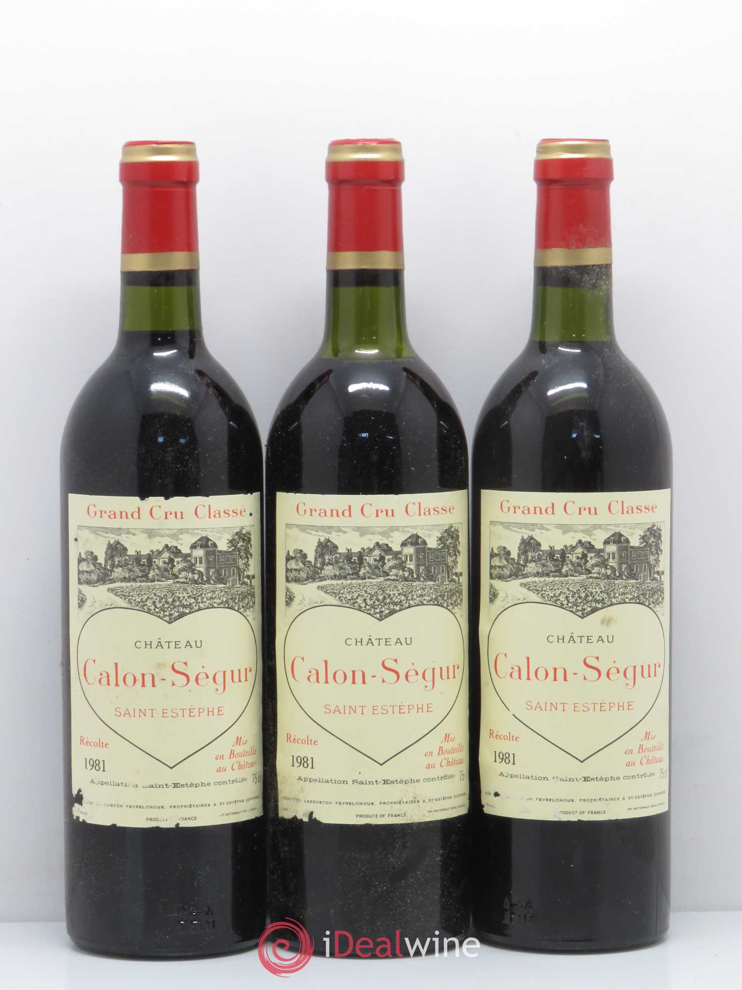Château Calon Ségur 3ème Grand Cru Classé 1981 - Lot de 12 bouteilles - 4