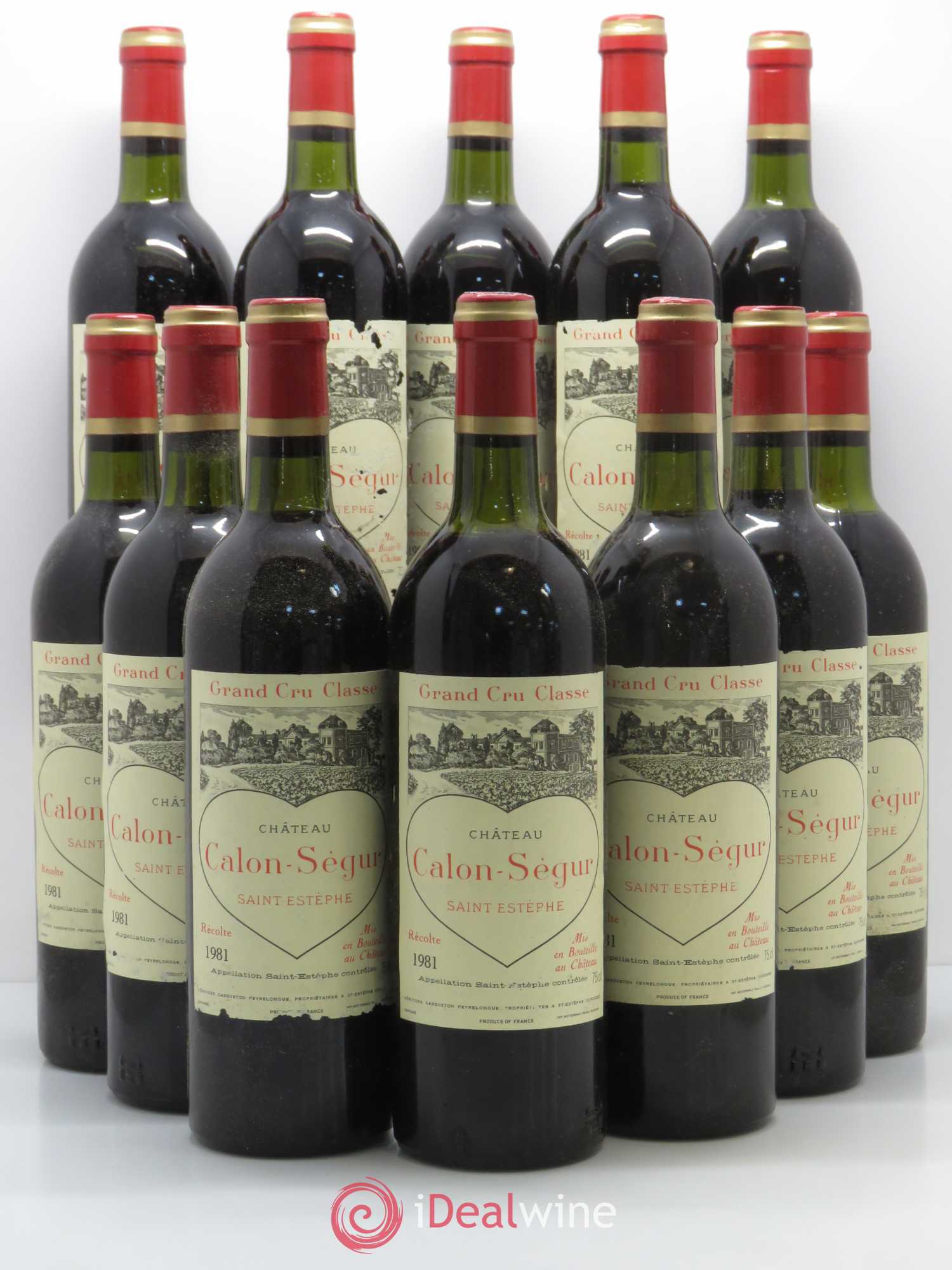 Château Calon Ségur 3ème Grand Cru Classé 1981 - Lot de 12 bouteilles - 0
