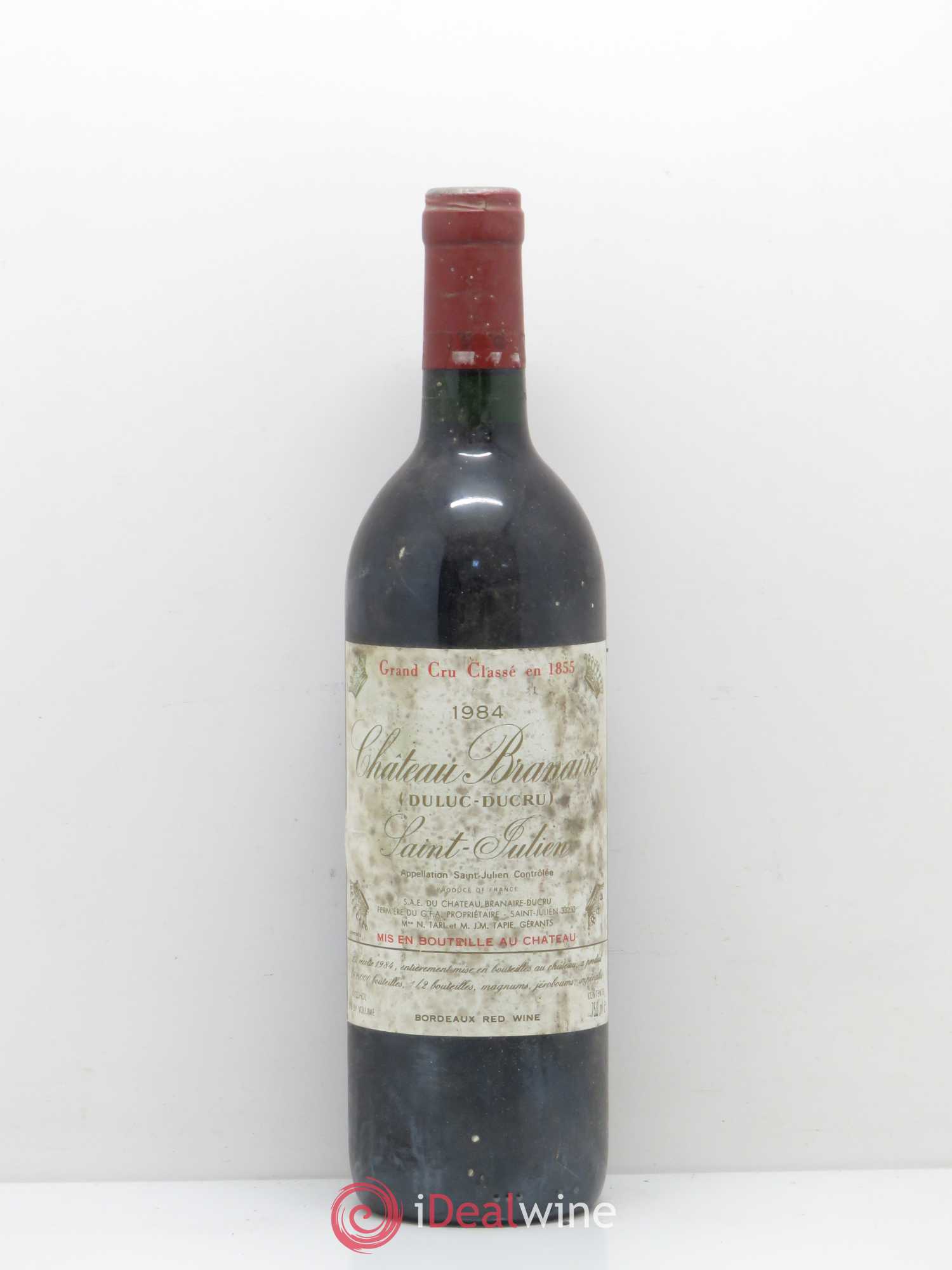 Château Branaire Ducru 4ème Grand Cru Classé 1984 - Lot de 1 bouteille - 0