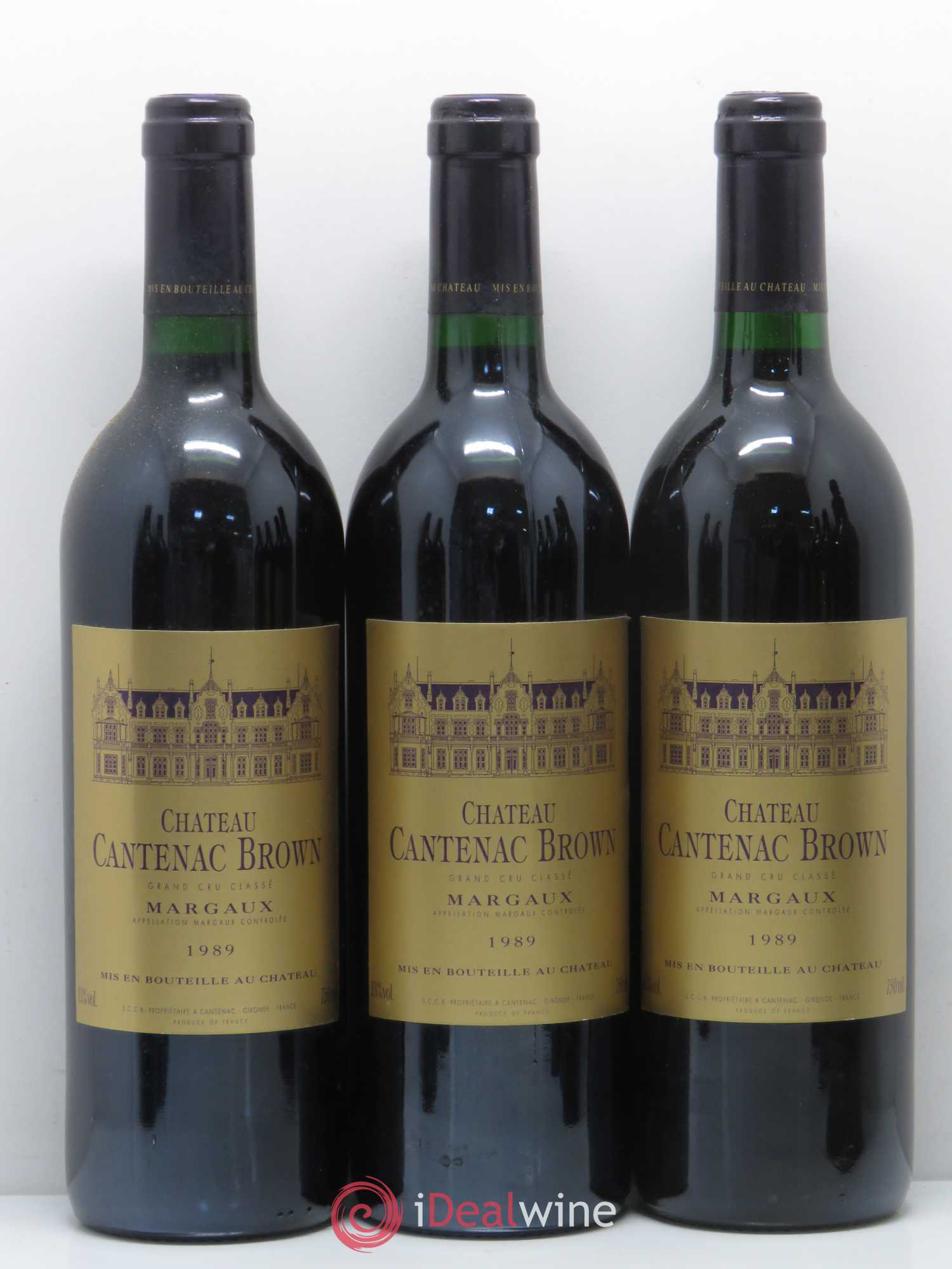 Château Cantenac Brown 3ème Grand Cru Classé 1989 - Lot de 12 bouteilles - 2