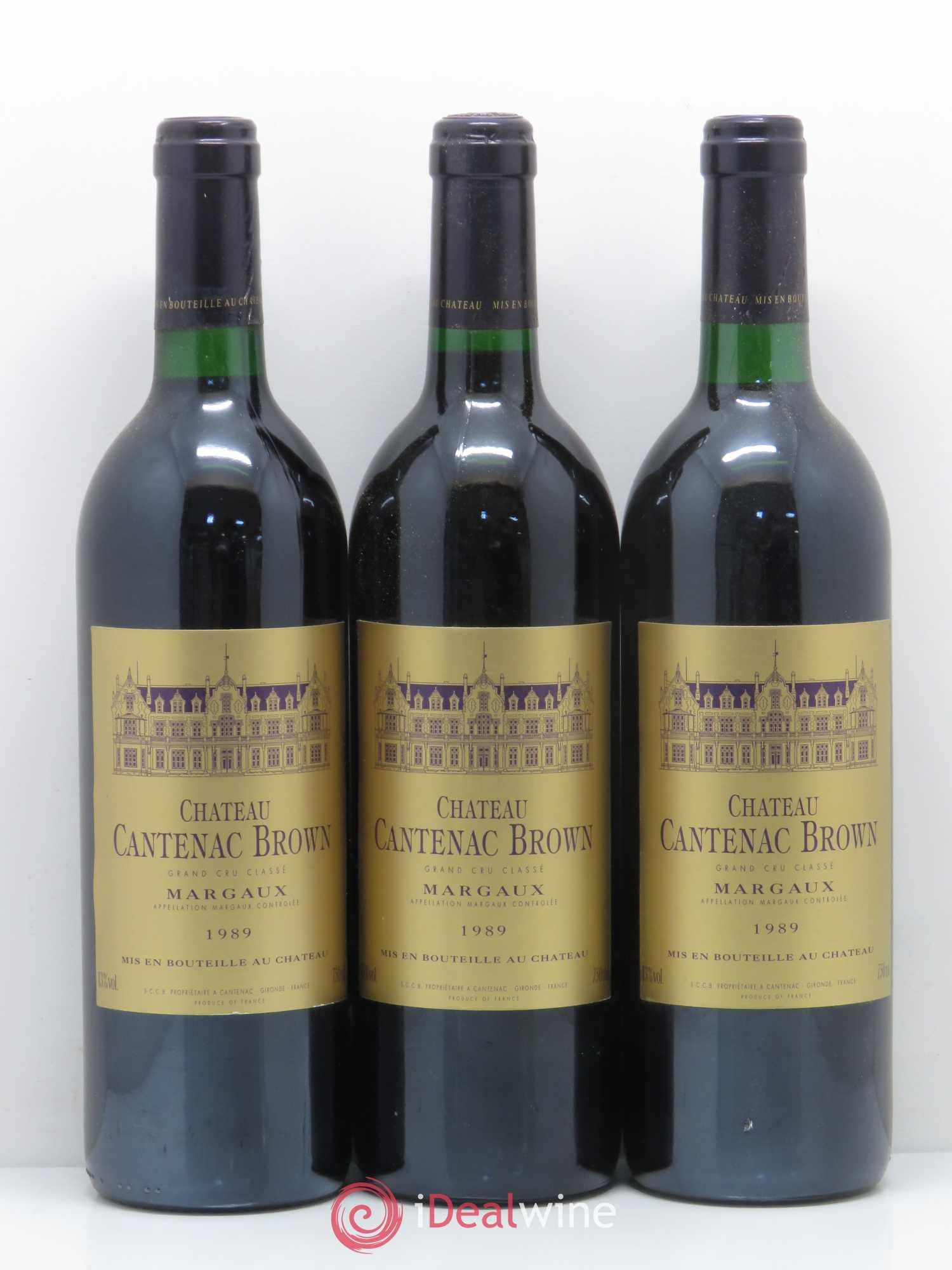 Château Cantenac Brown 3ème Grand Cru Classé 1989 - Lot de 12 bouteilles - 4