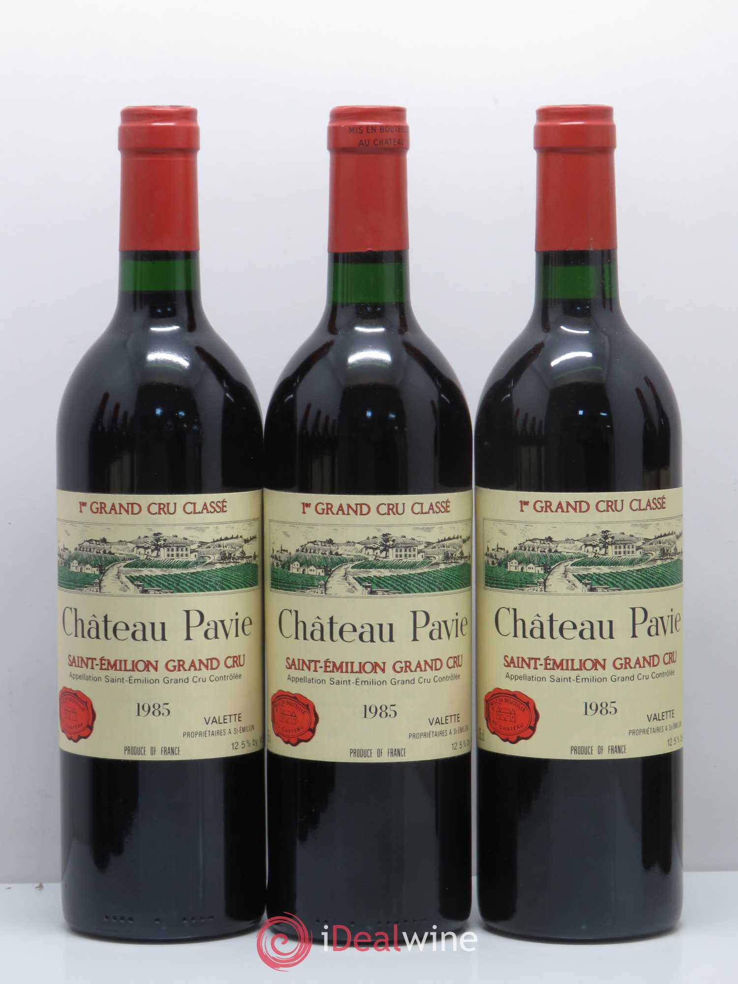 Château Pavie 1er Grand Cru Classé A 1985 - Lot de 12 bouteilles - 2