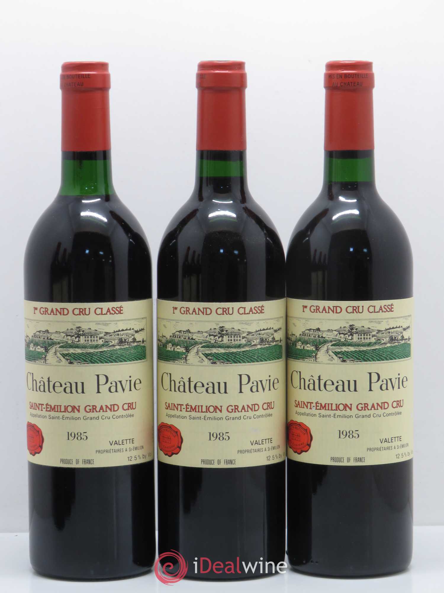 Château Pavie 1er Grand Cru Classé A 1985 - Lot de 12 bouteilles - 3