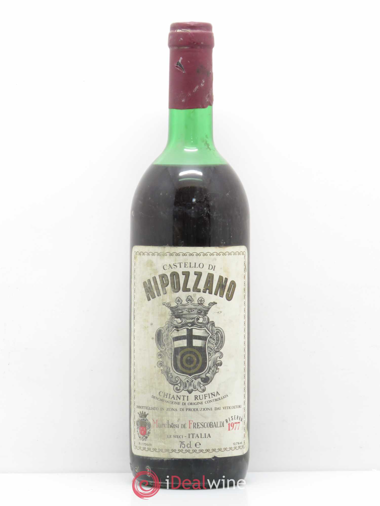 Italie DOC Chianti Riserva Castello di Nipozzano 1977 - Lot de 1 bouteille - 0