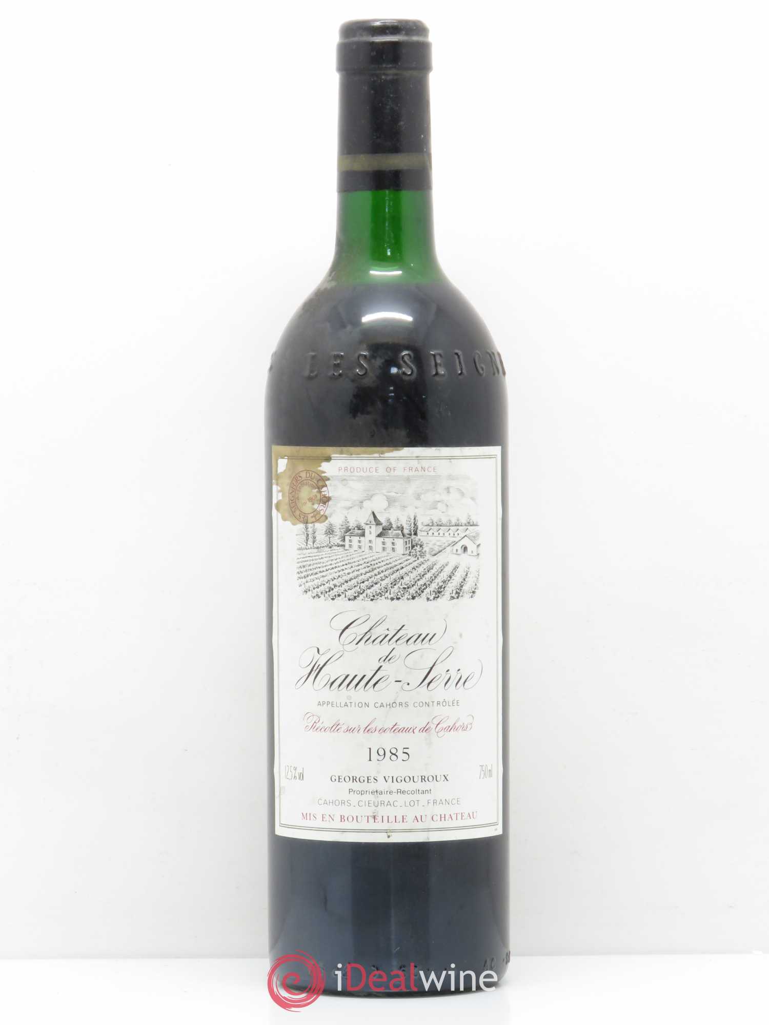 Cahors Château de Haute de Serre 1985 - Posten von 1 Flasche - 0