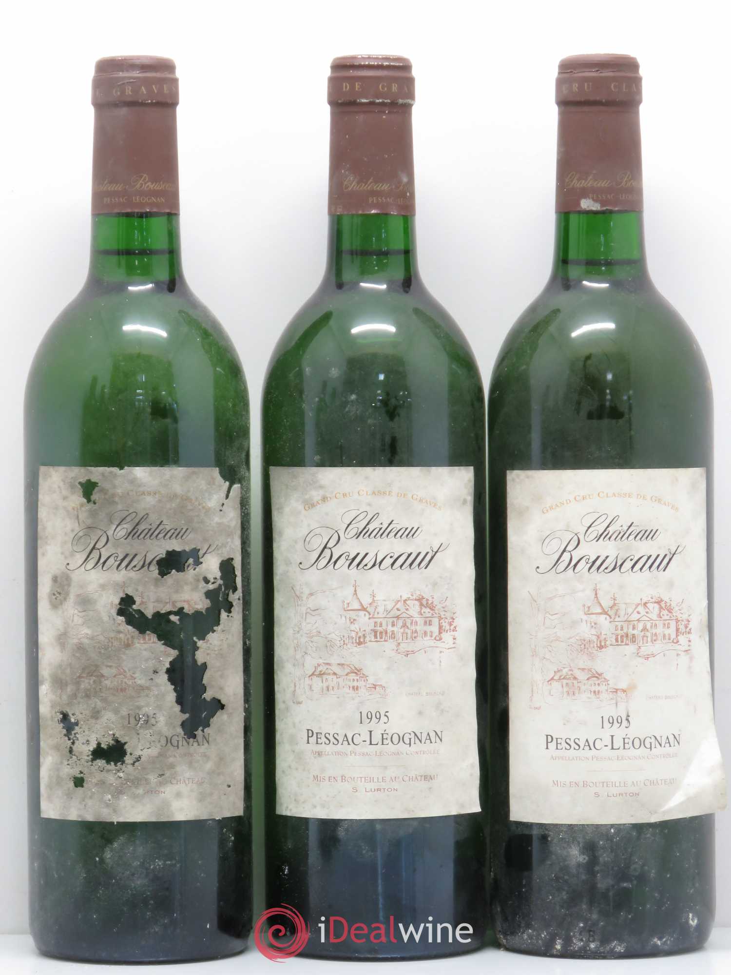 Château Bouscaut Cru Classé de Graves 1995 - Lot de 6 bouteilles - 1