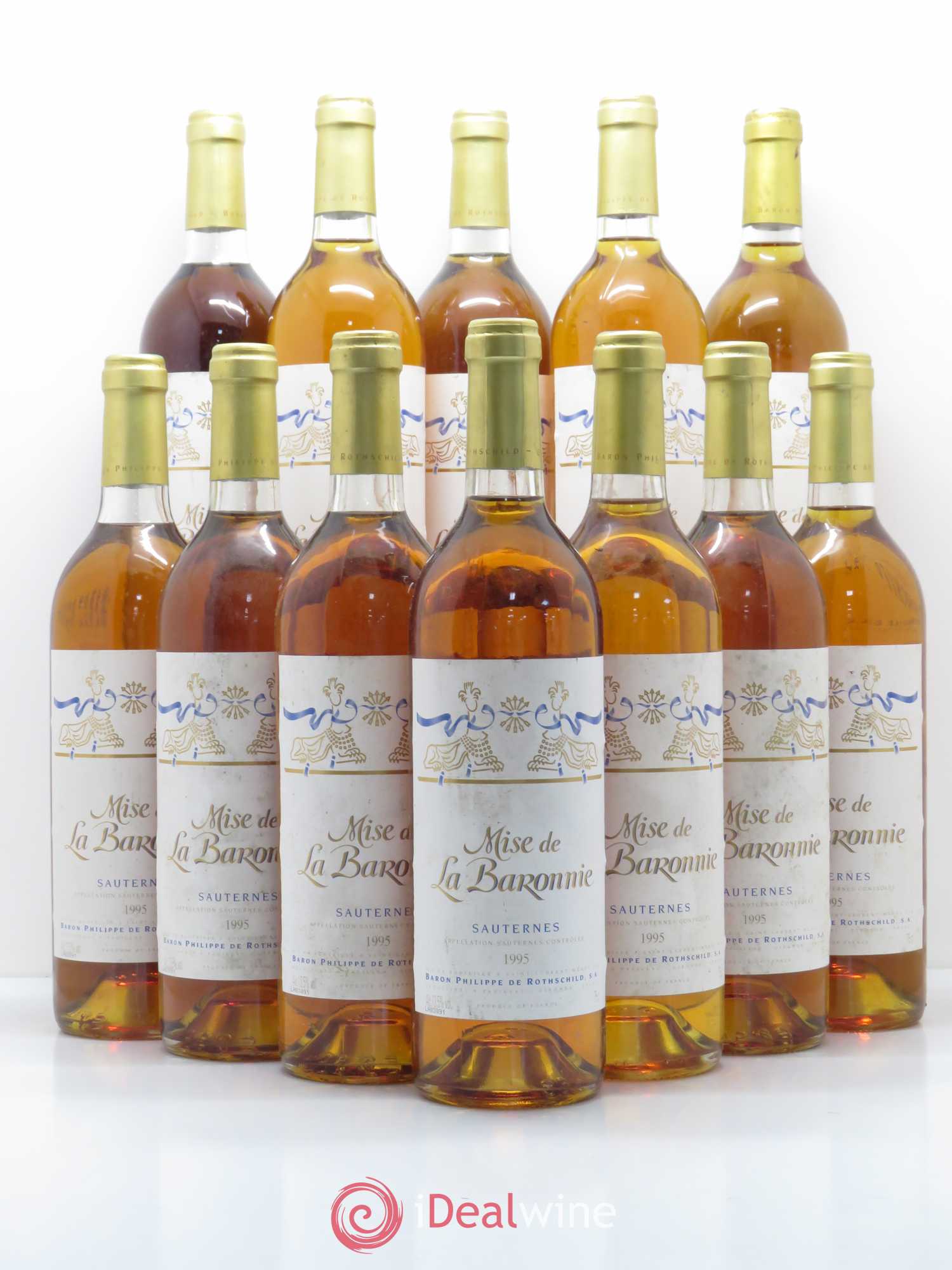Sauternes Mise de La Baronnie 1995 - Lotto di 12 bottiglie - 0
