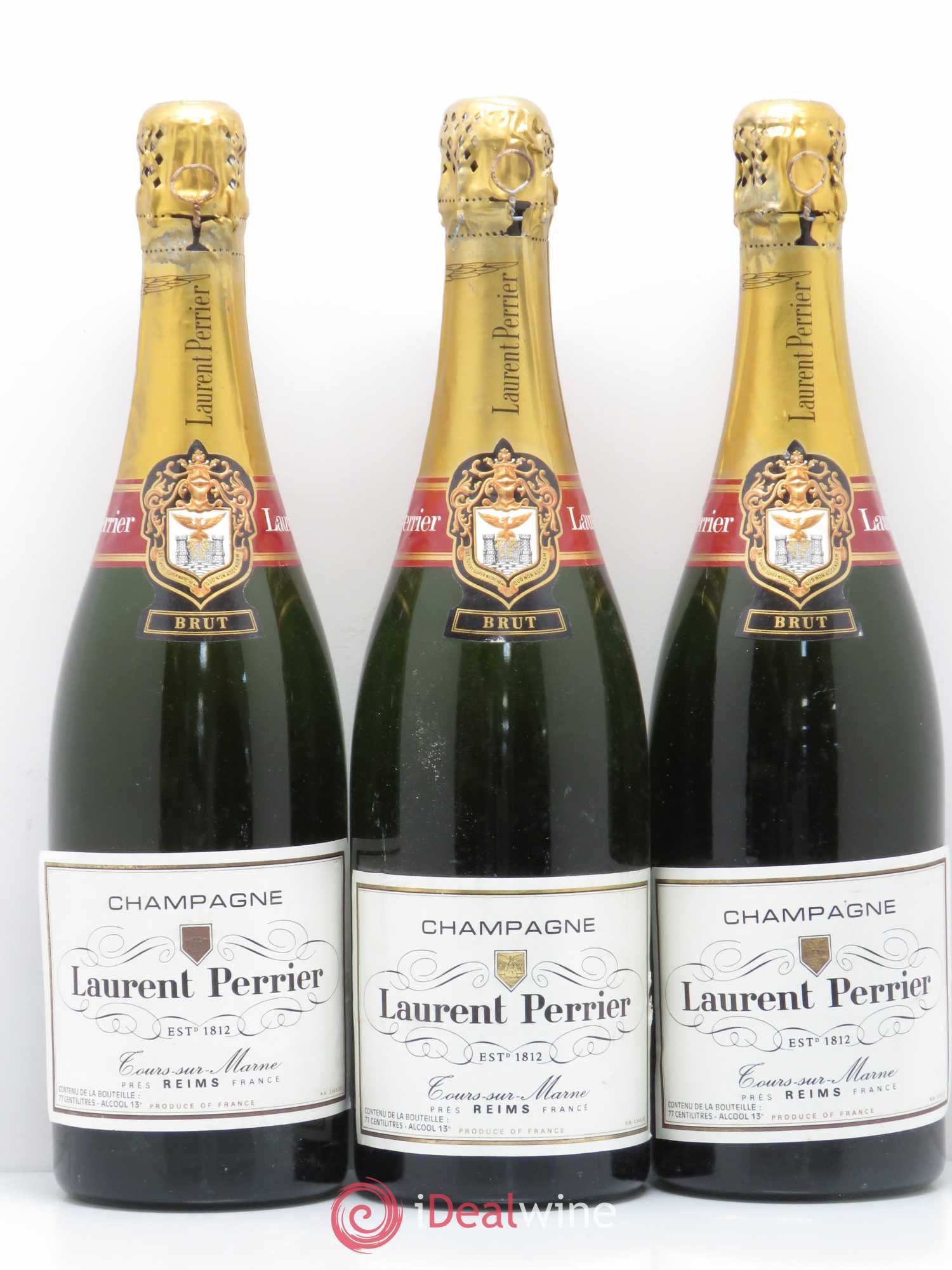 Champagne Laurent Perrier Brut - Lot de 3 bouteilles - 0
