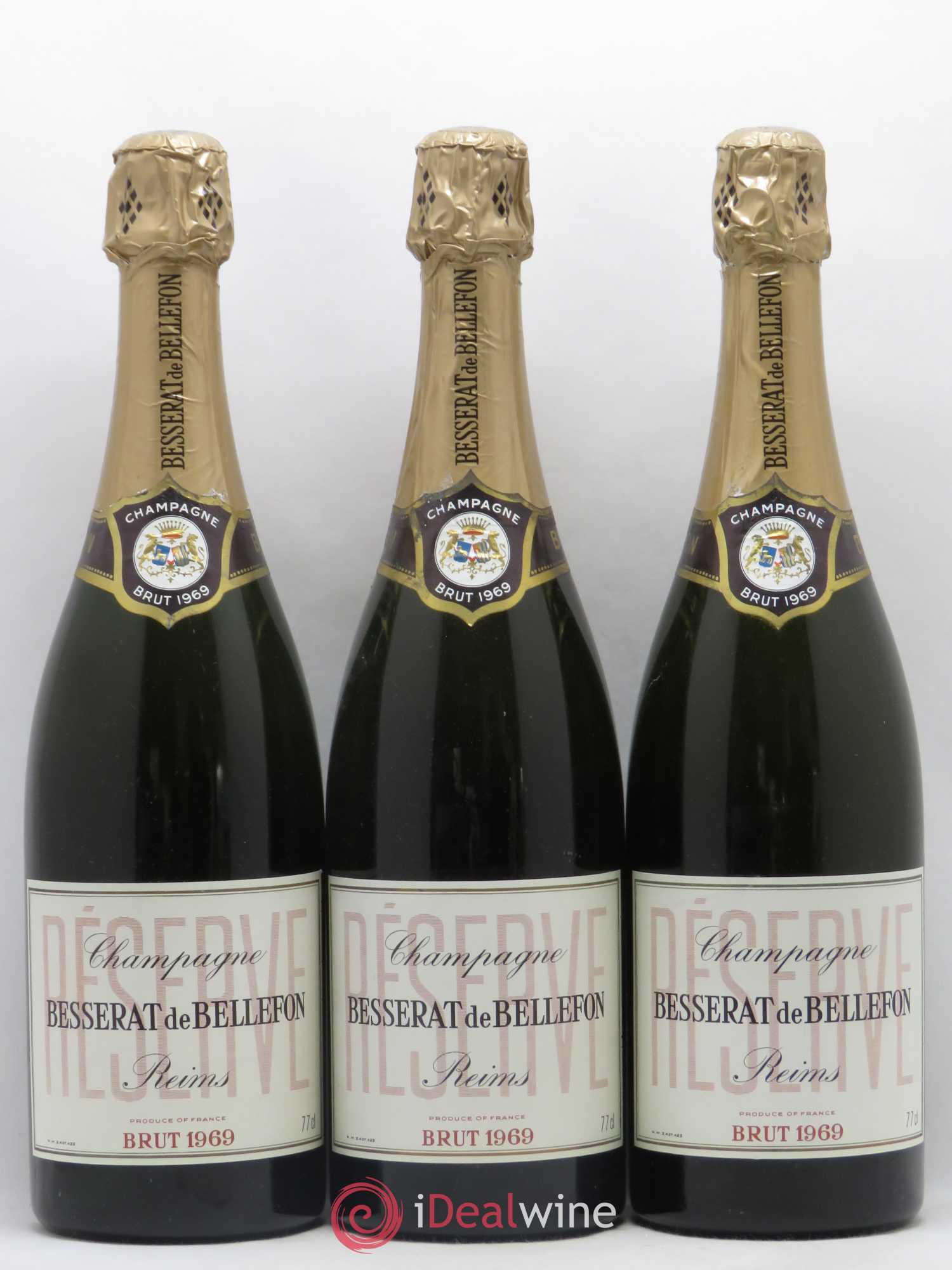 Champagne 1969 - Posten von 3 Flaschen - 0