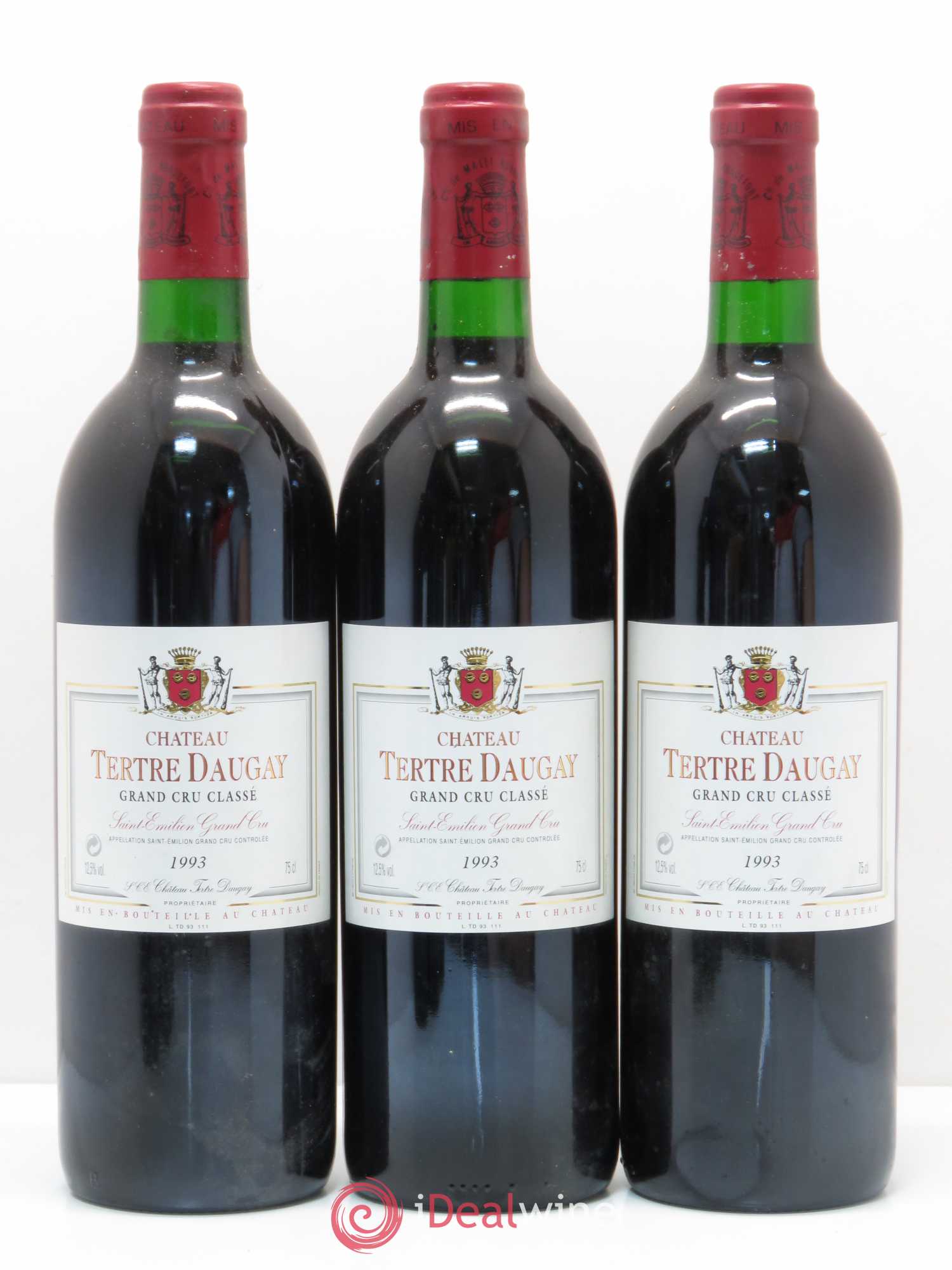 Château Tertre Daugay Grand Cru Classé 1993 - Lot de 6 bouteilles - 1