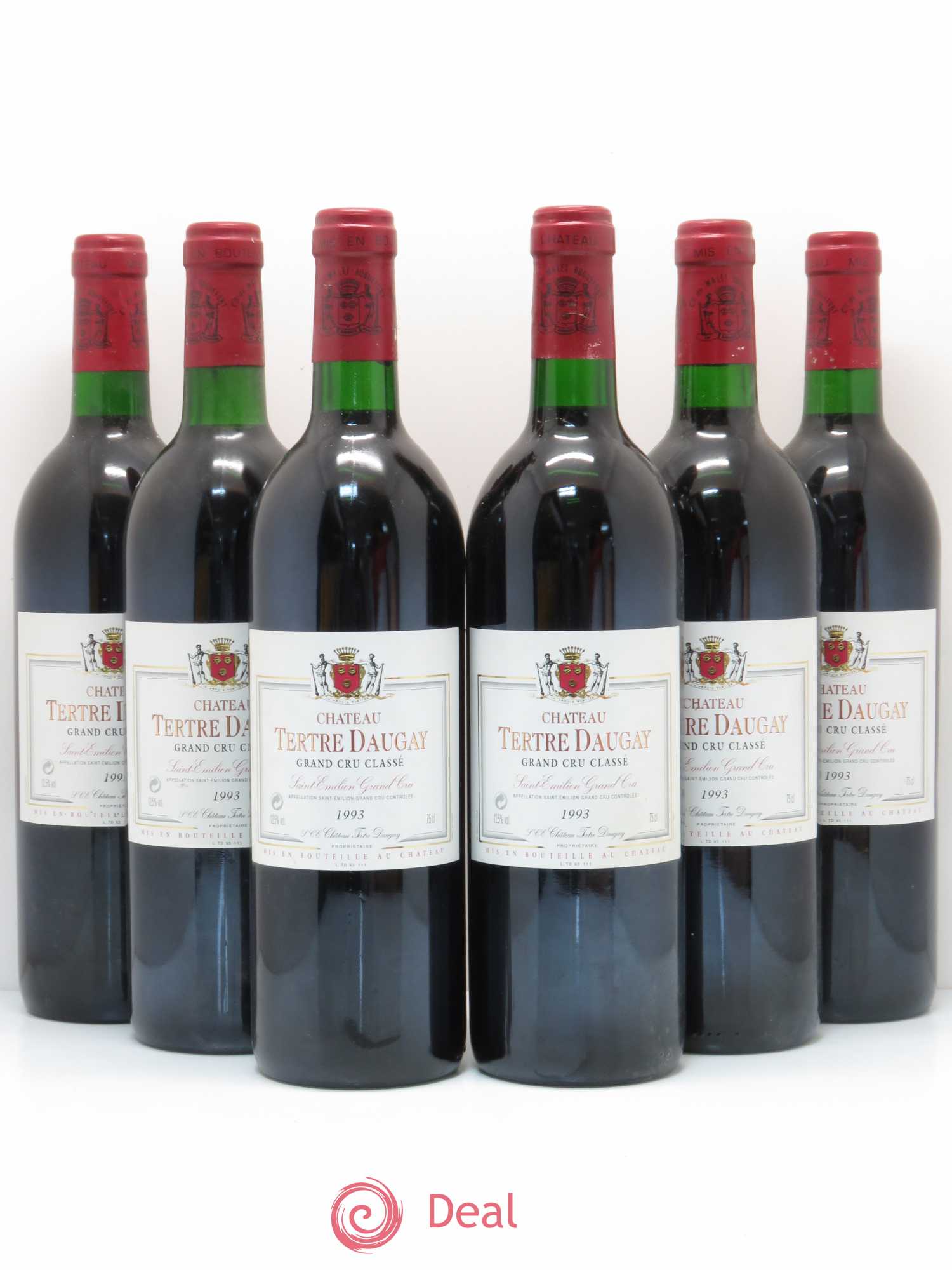 Château Tertre Daugay Grand Cru Classé 1993 - Lot de 6 bouteilles - 0
