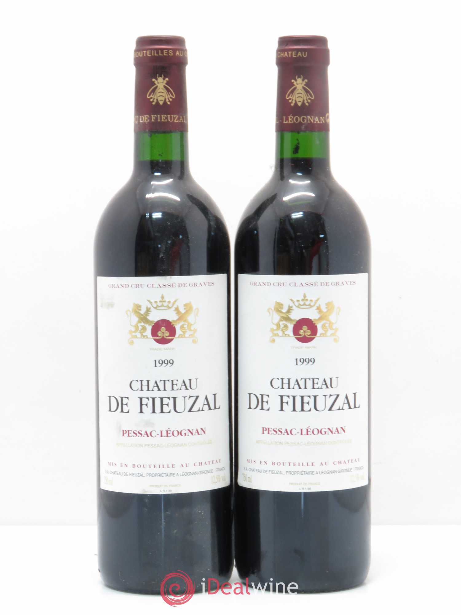 Château de Fieuzal Cru Classé de Graves 1999 - Lot de 2 bouteilles - 0