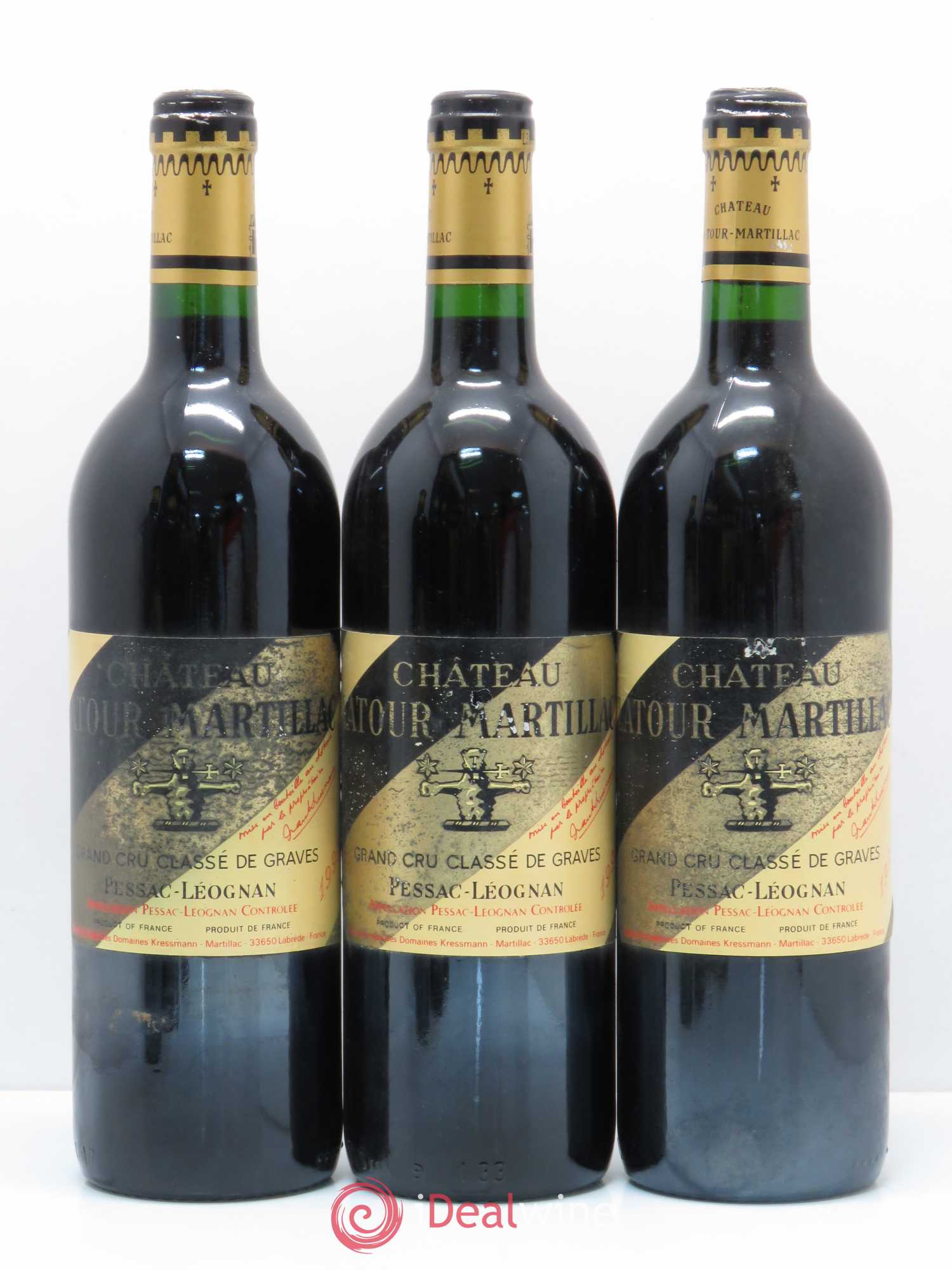 Château Latour-Martillac Cru Classé de Graves 1990 - Lot de 6 bouteilles - 1