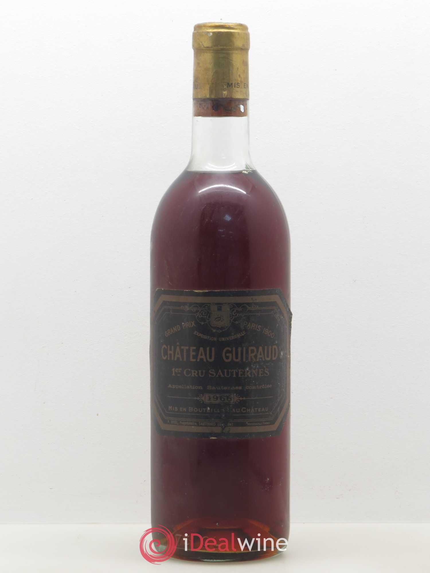 Château Guiraud 1er Grand Cru Classé 1966 - Lotto di 1 bottiglia - 0