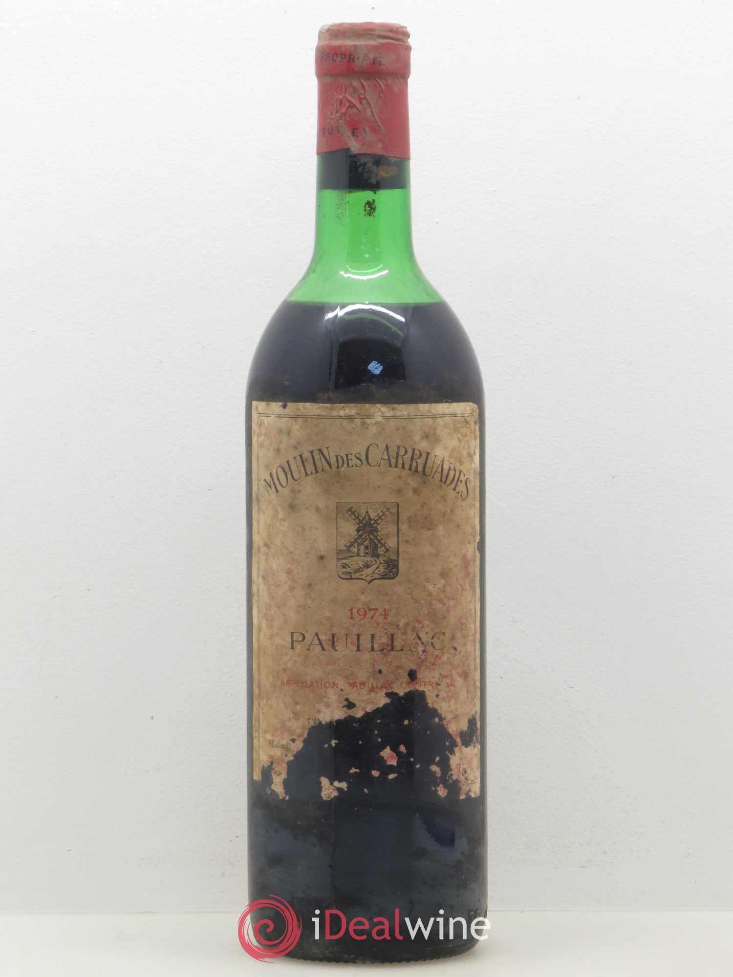 Moulin des Carruades Second Vin 1974 - Lot de 1 bouteille - 0