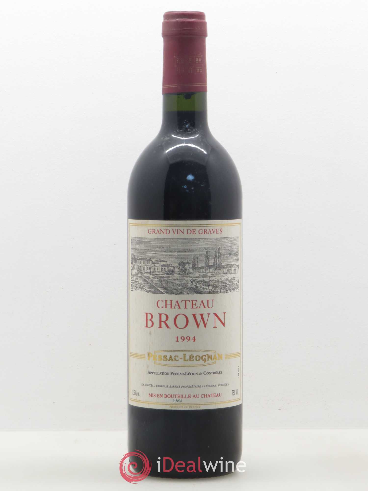 Château Brown 1994 - Lot de 1 bouteille - 0